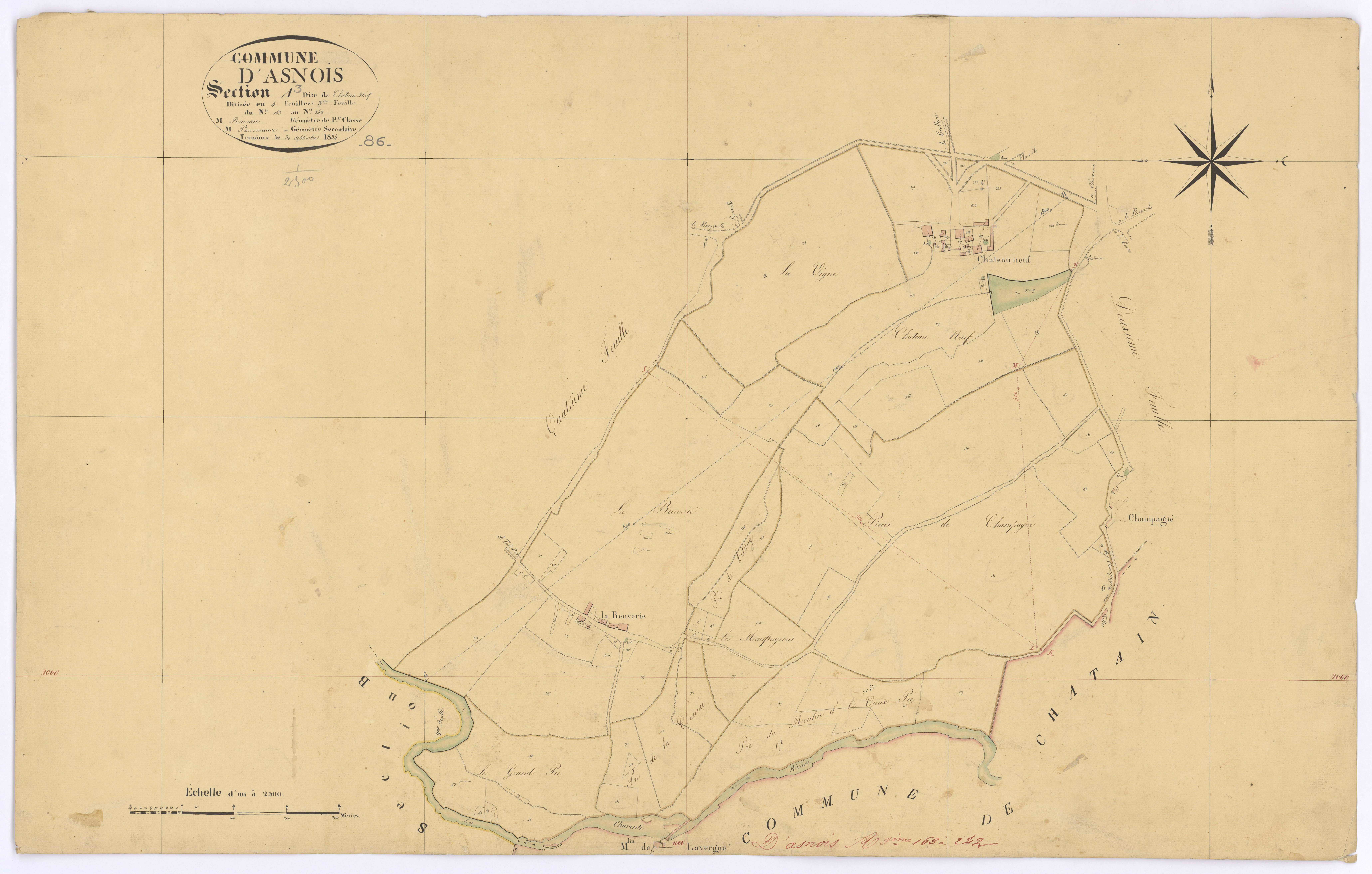 Asnois - FRAD086_cadastre Plans
