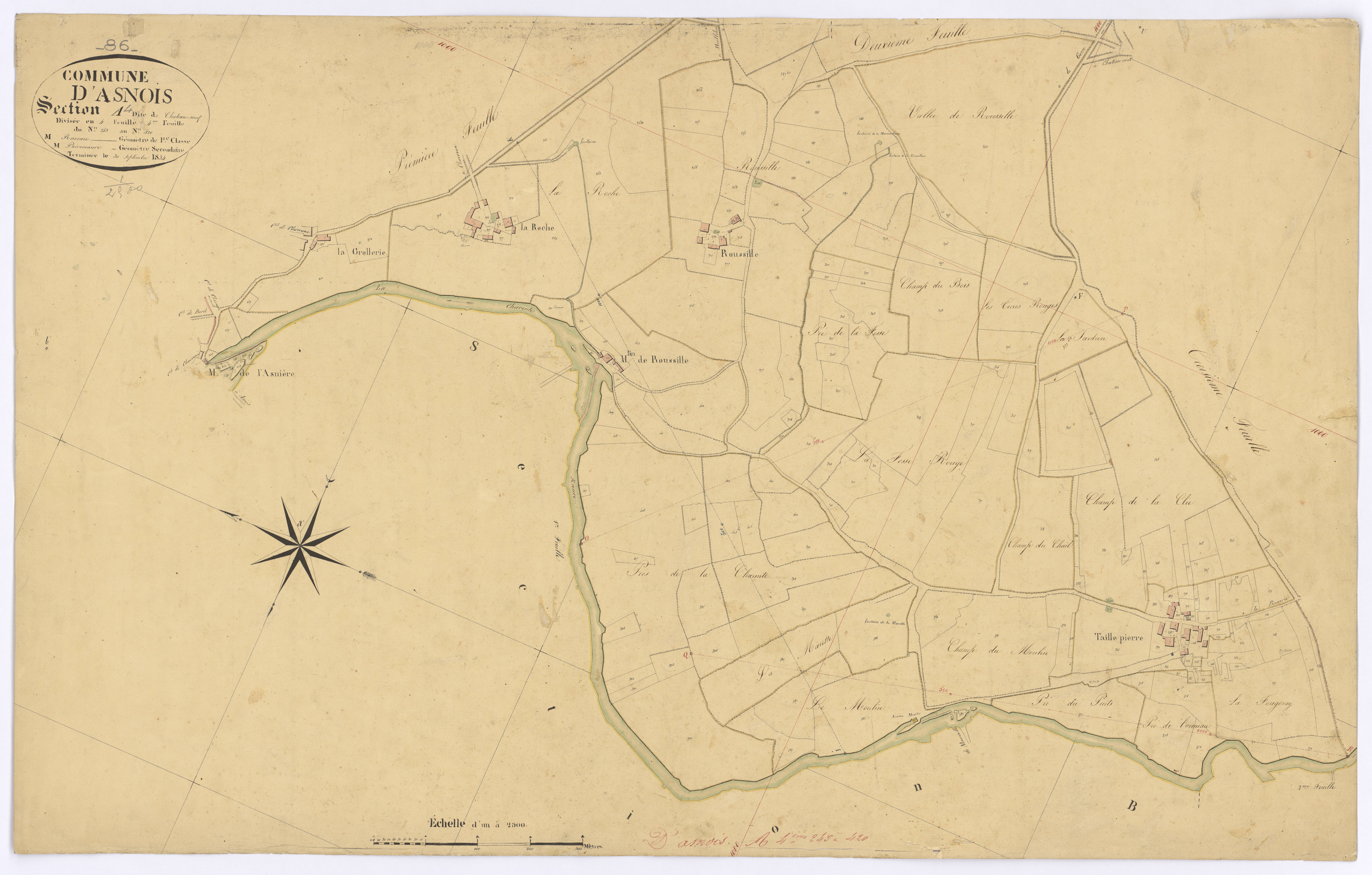 Asnois - FRAD086_cadastre Plans