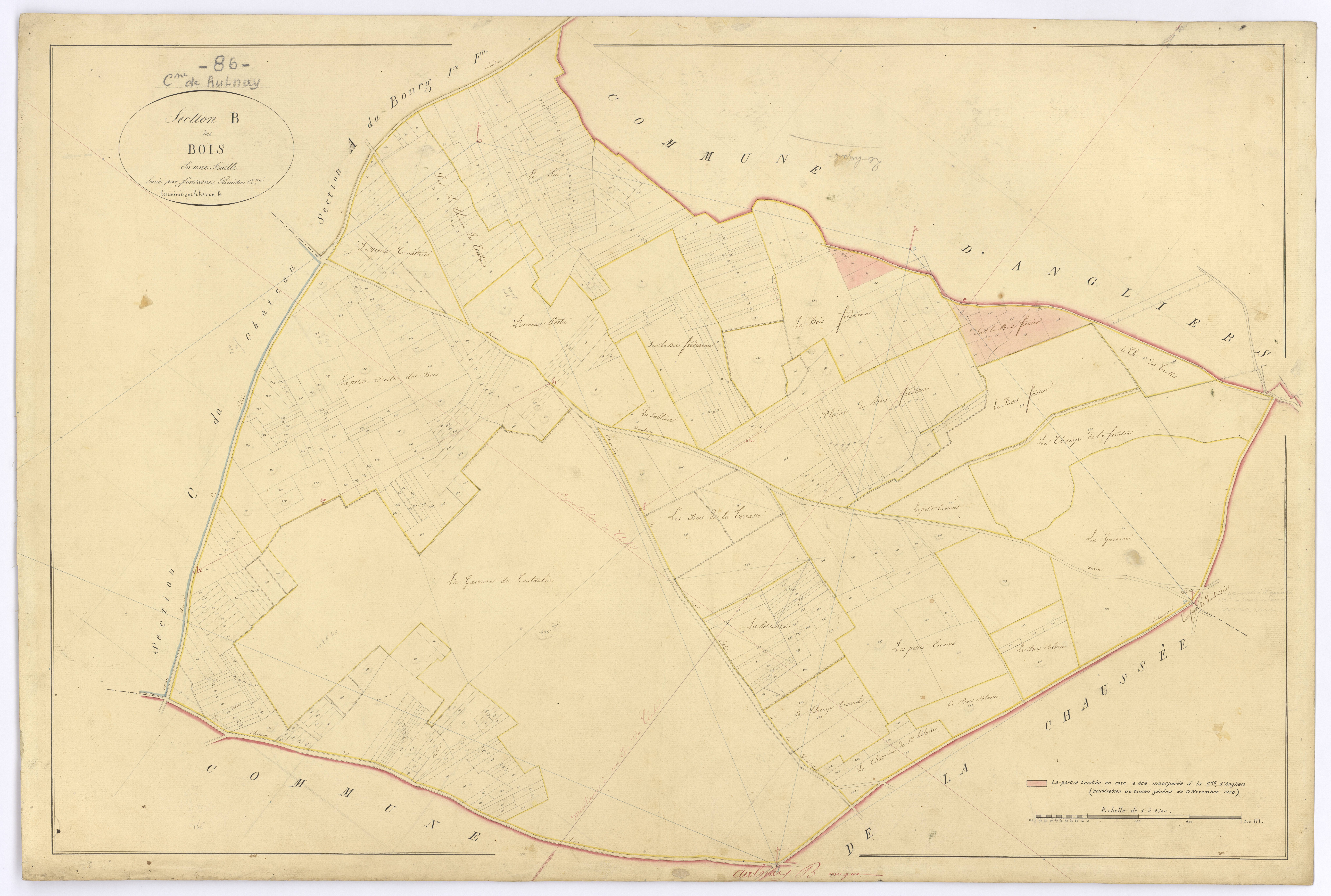 Aulnay - FRAD086_cadastre Plans 