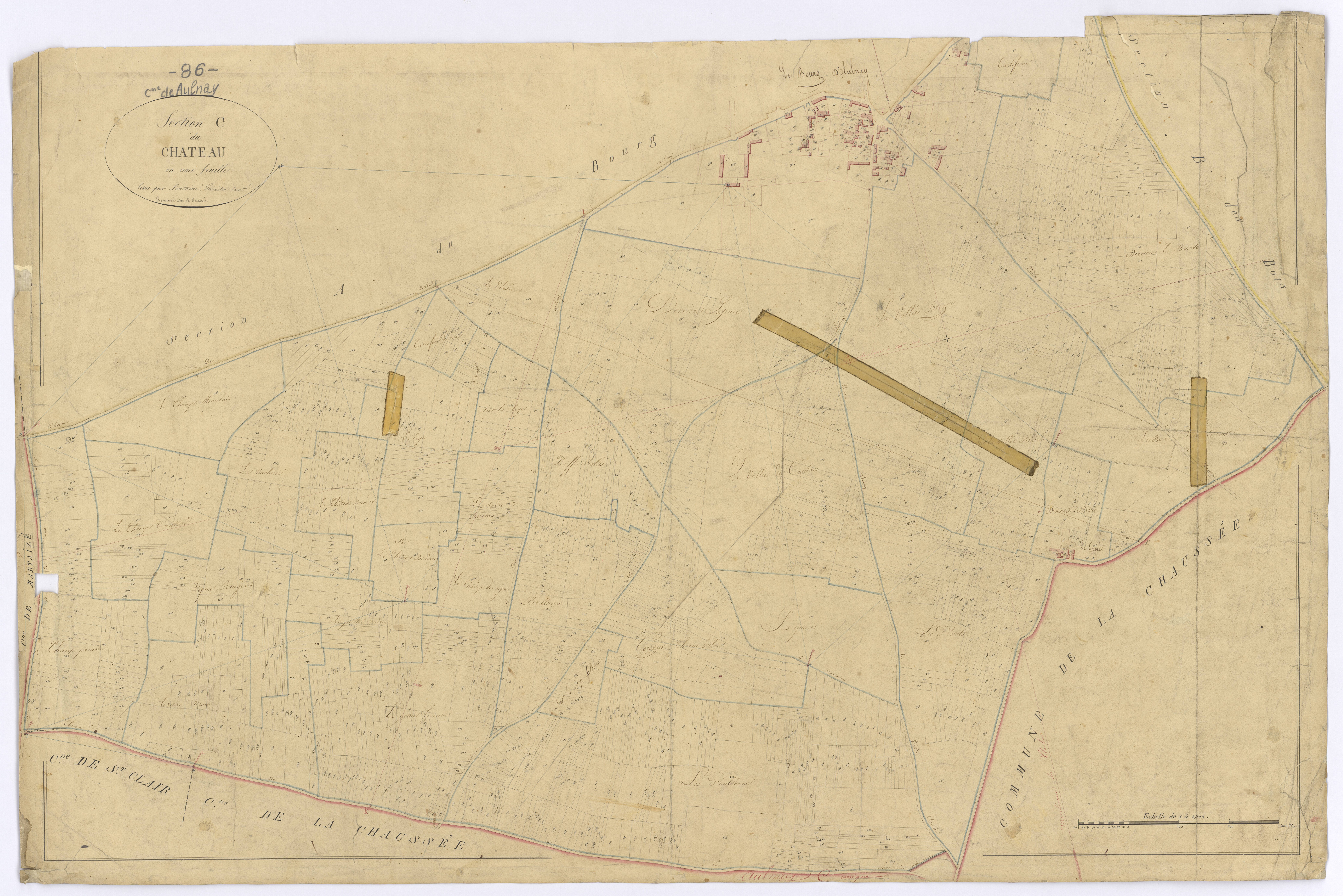 Aulnay - FRAD086_cadastre Plans 