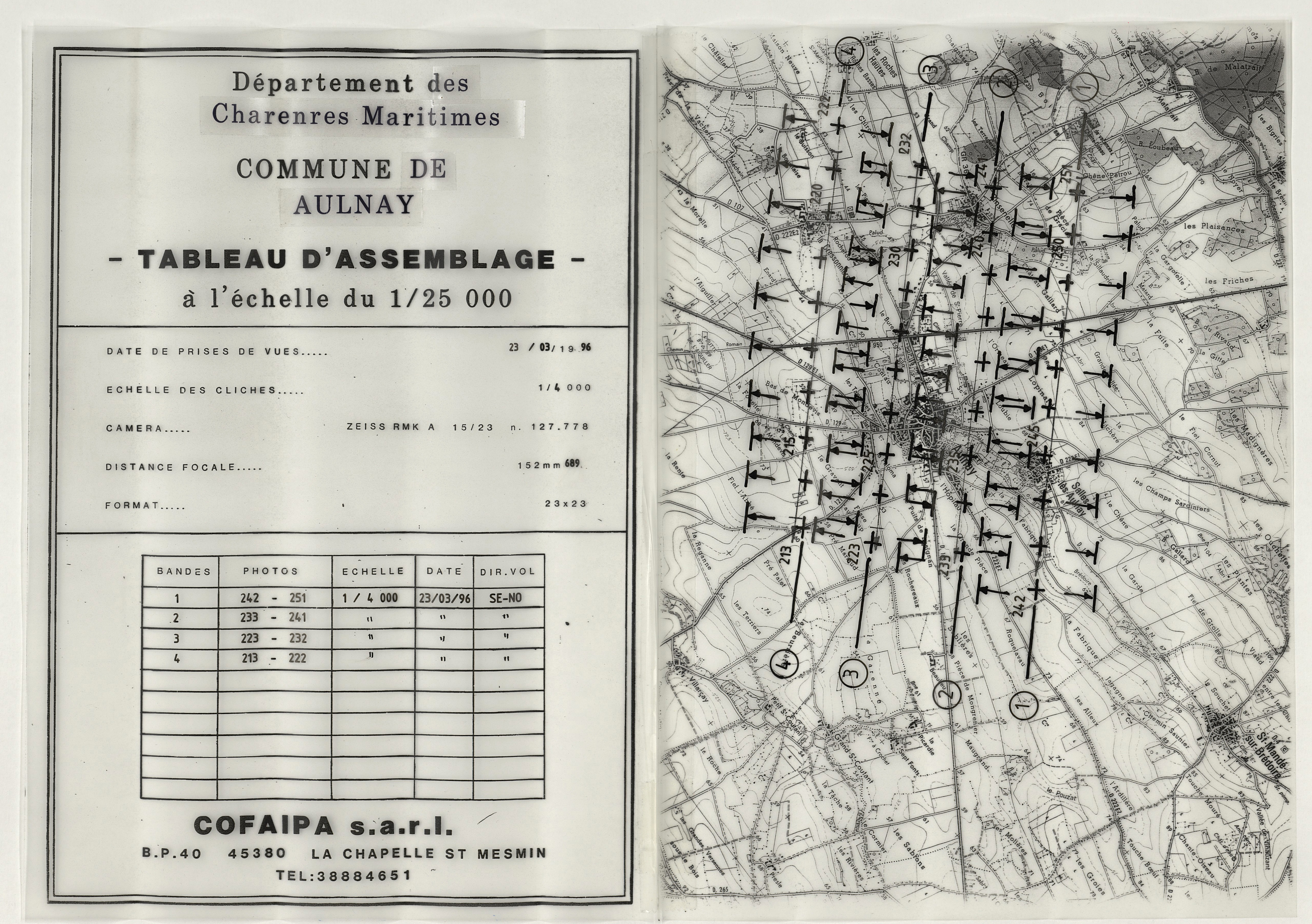 Aulnay - FRAD086_cadastre Aulnay 