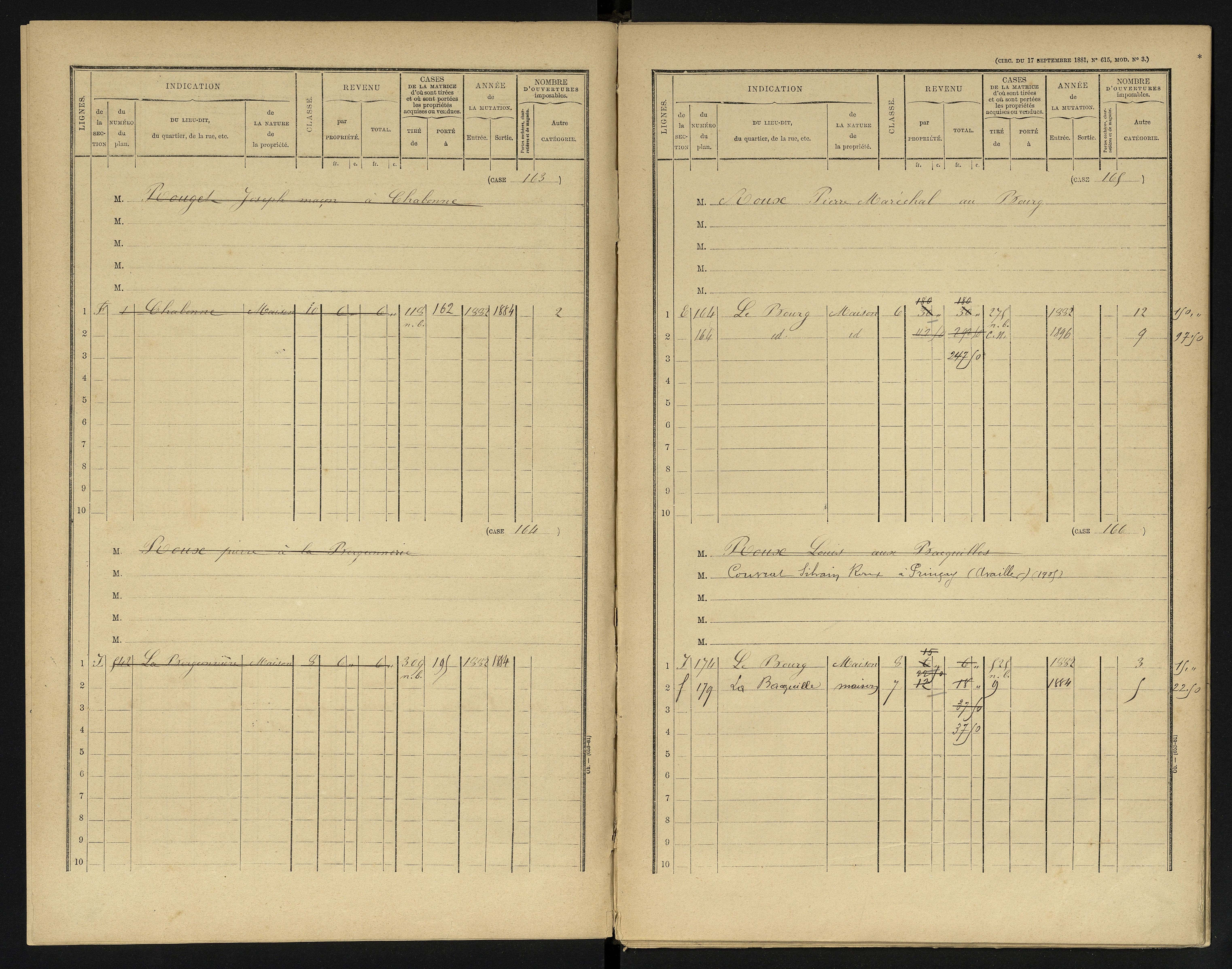 Availles-en-Châtellerault - FRAD086_cadastre Cases 1-248 