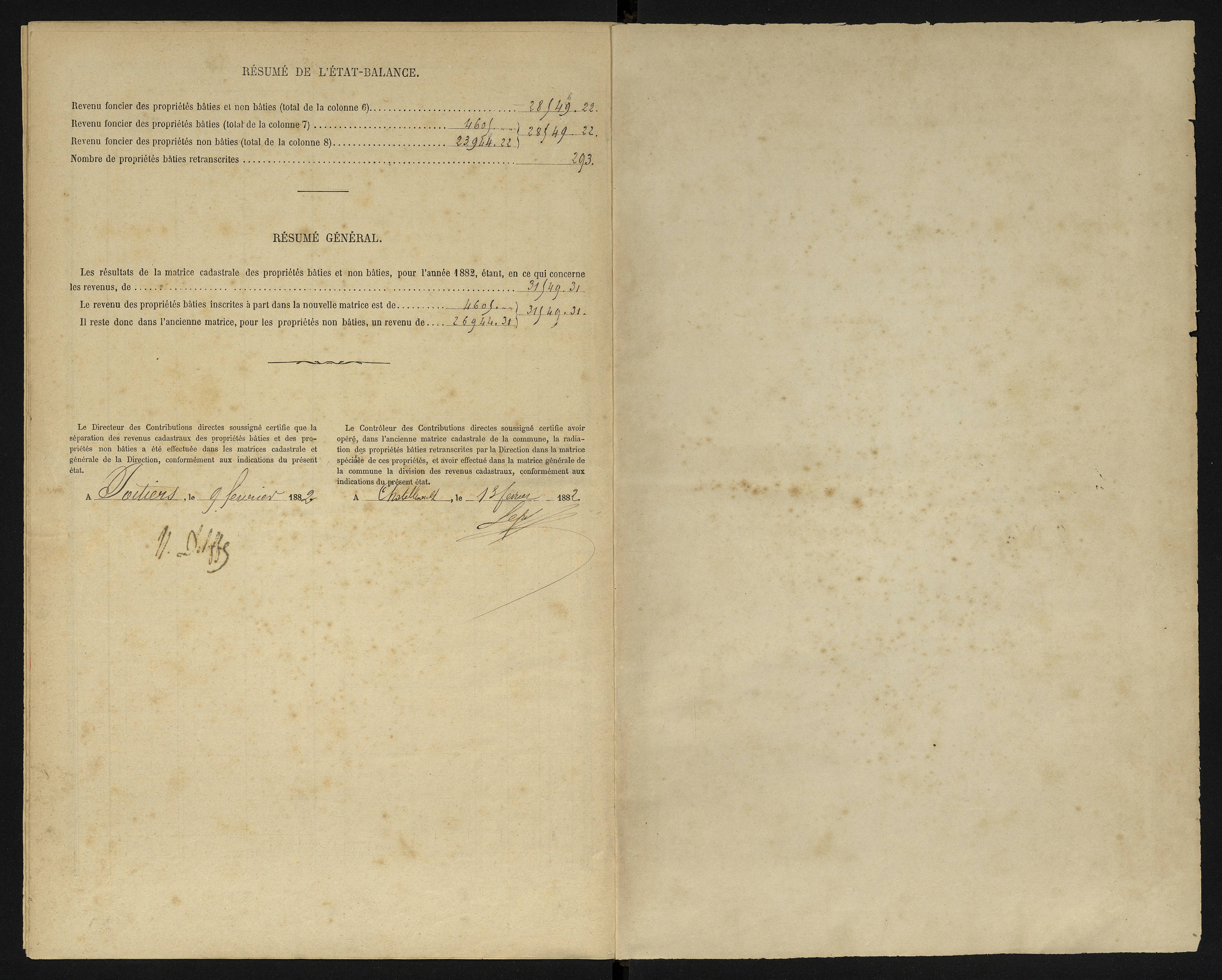 Availles-en-Châtellerault - FRAD086_cadastre Cases 1-248 