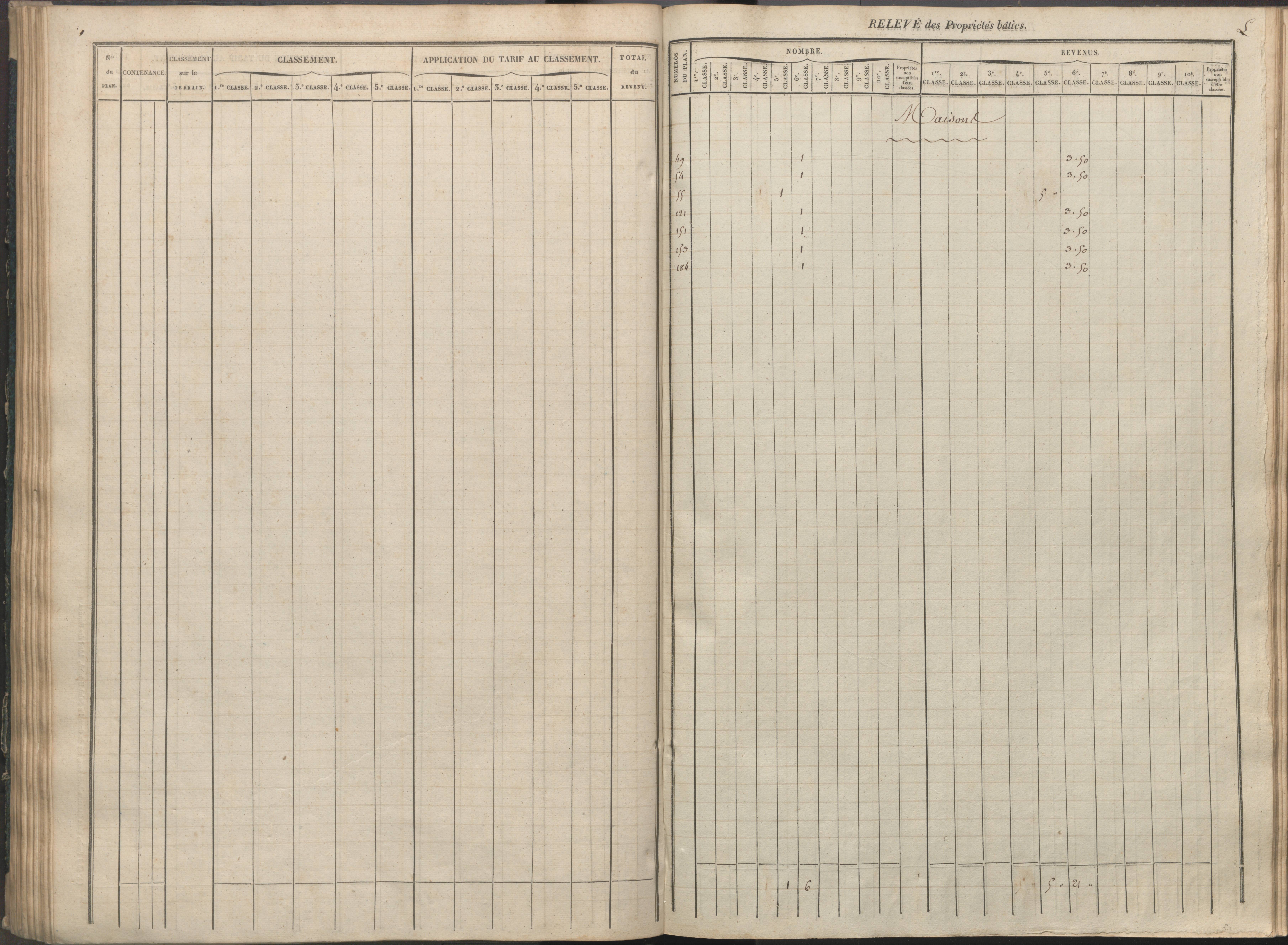 Availles-Limouzine - FRAD086_cadastre Sections H-O 