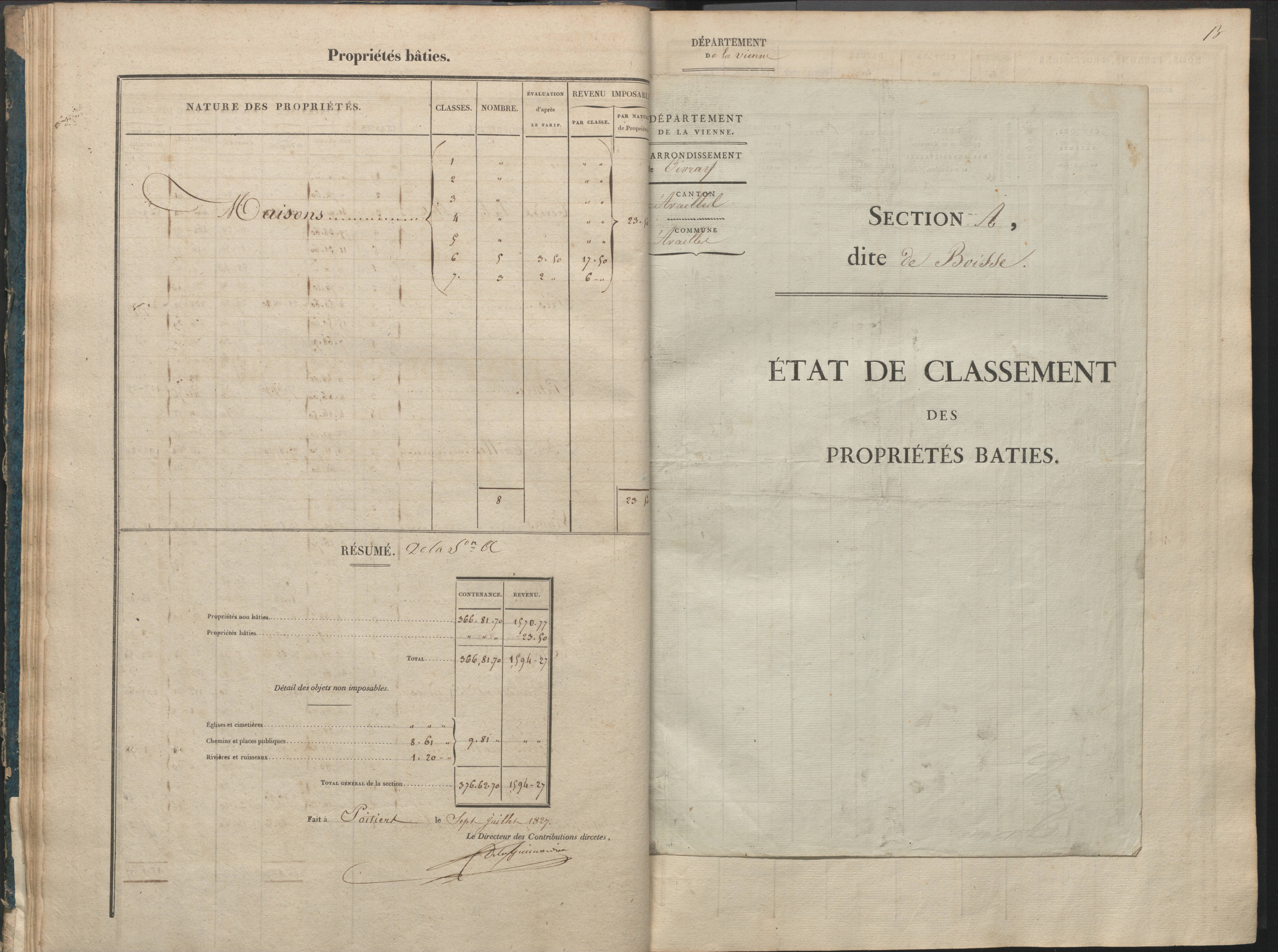 Availles-Limouzine - FRAD086_cadastre Sections A-G 