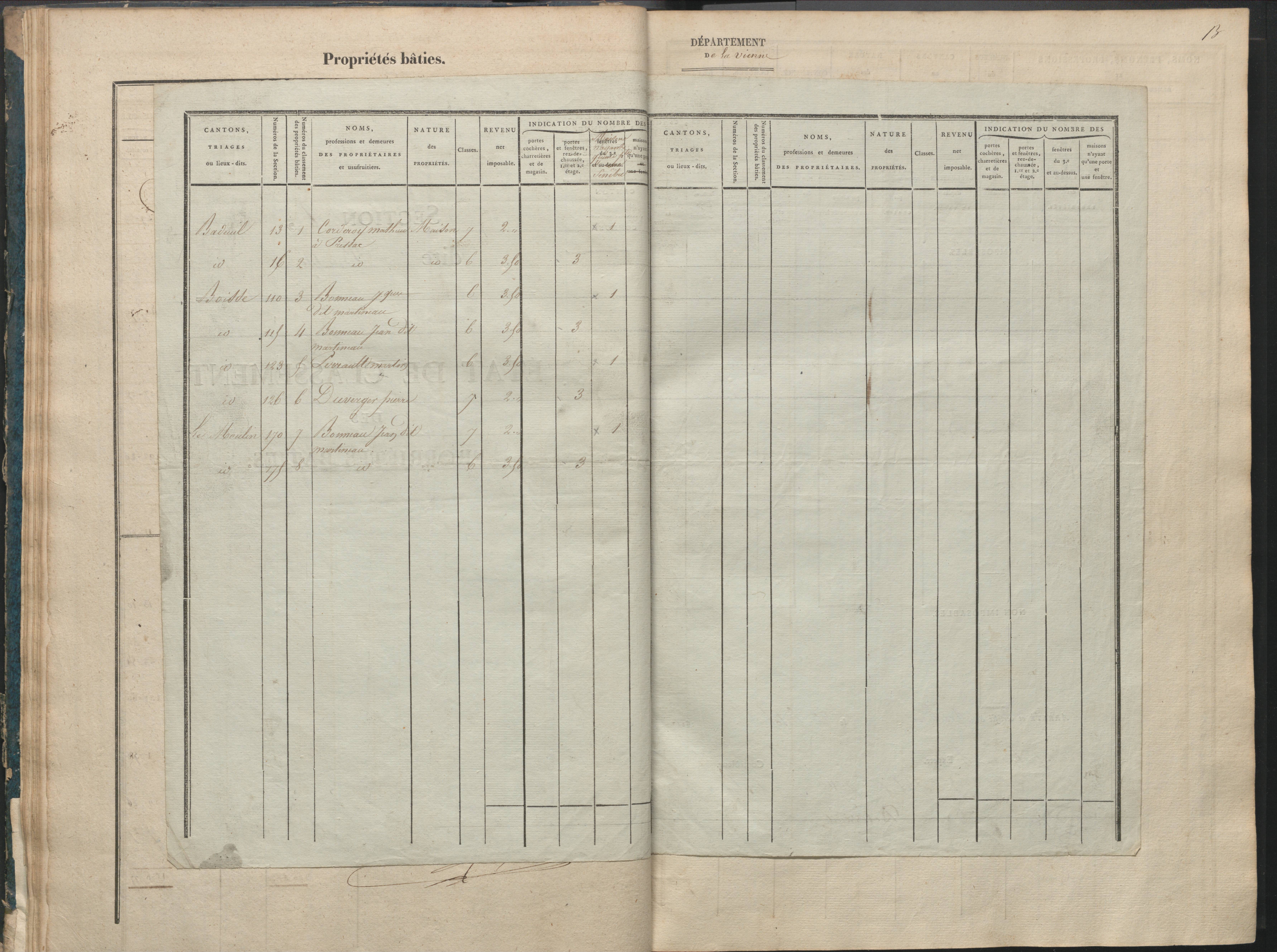 Availles-Limouzine - FRAD086_cadastre Sections A-G 