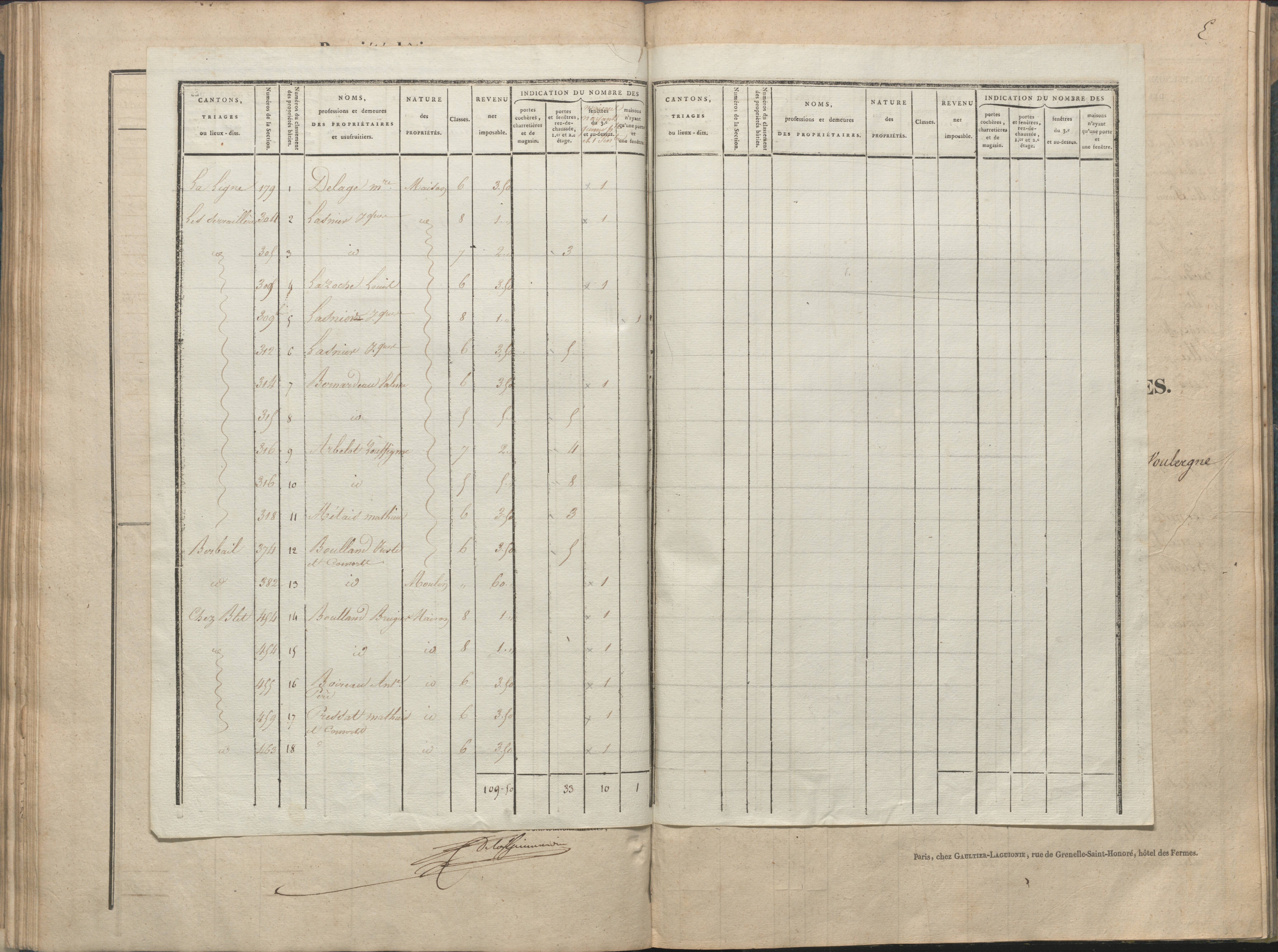 Availles-Limouzine - FRAD086_cadastre Sections A-G 
