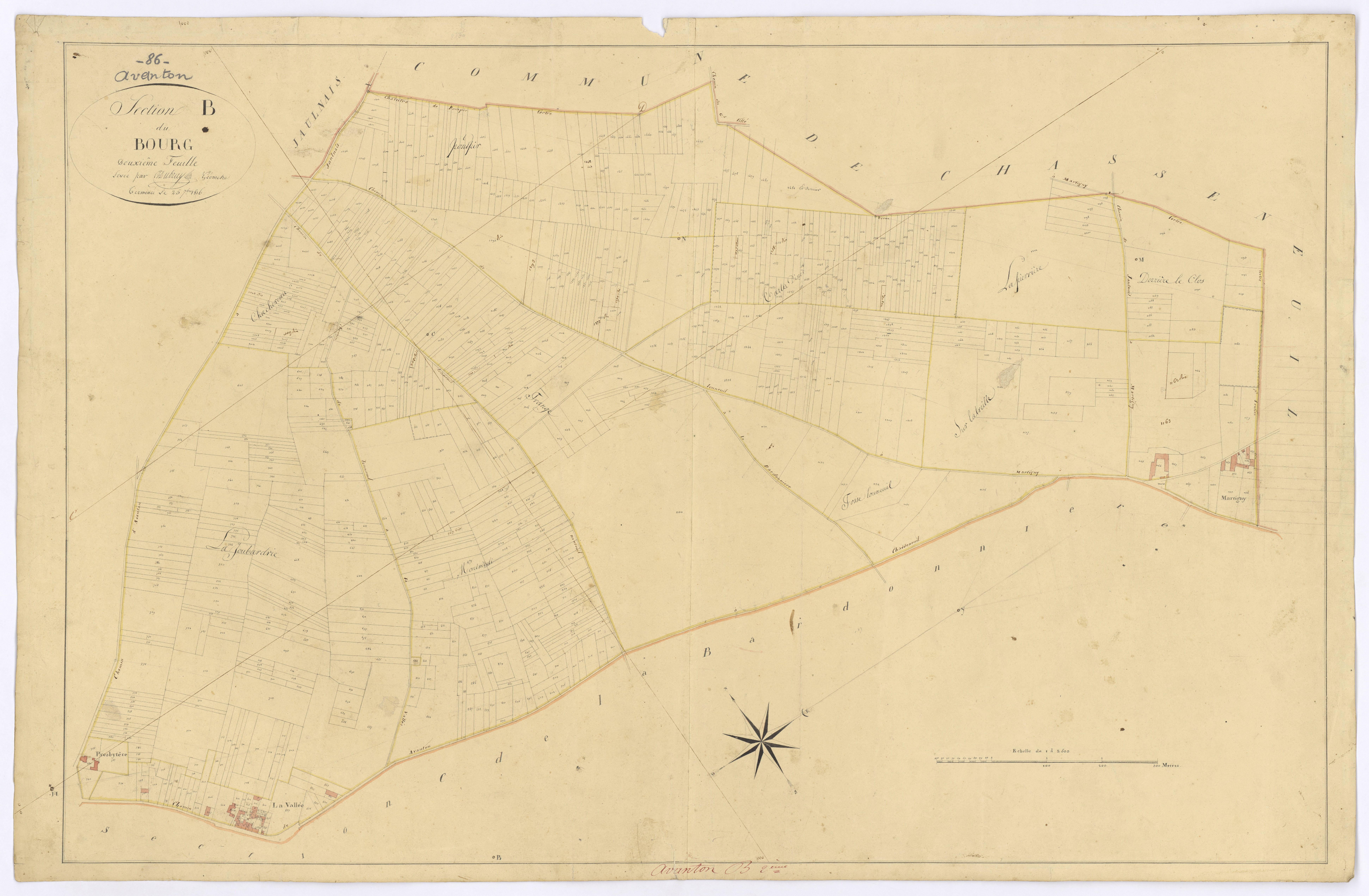 Avanton - FRAD086_cadastre Plans 