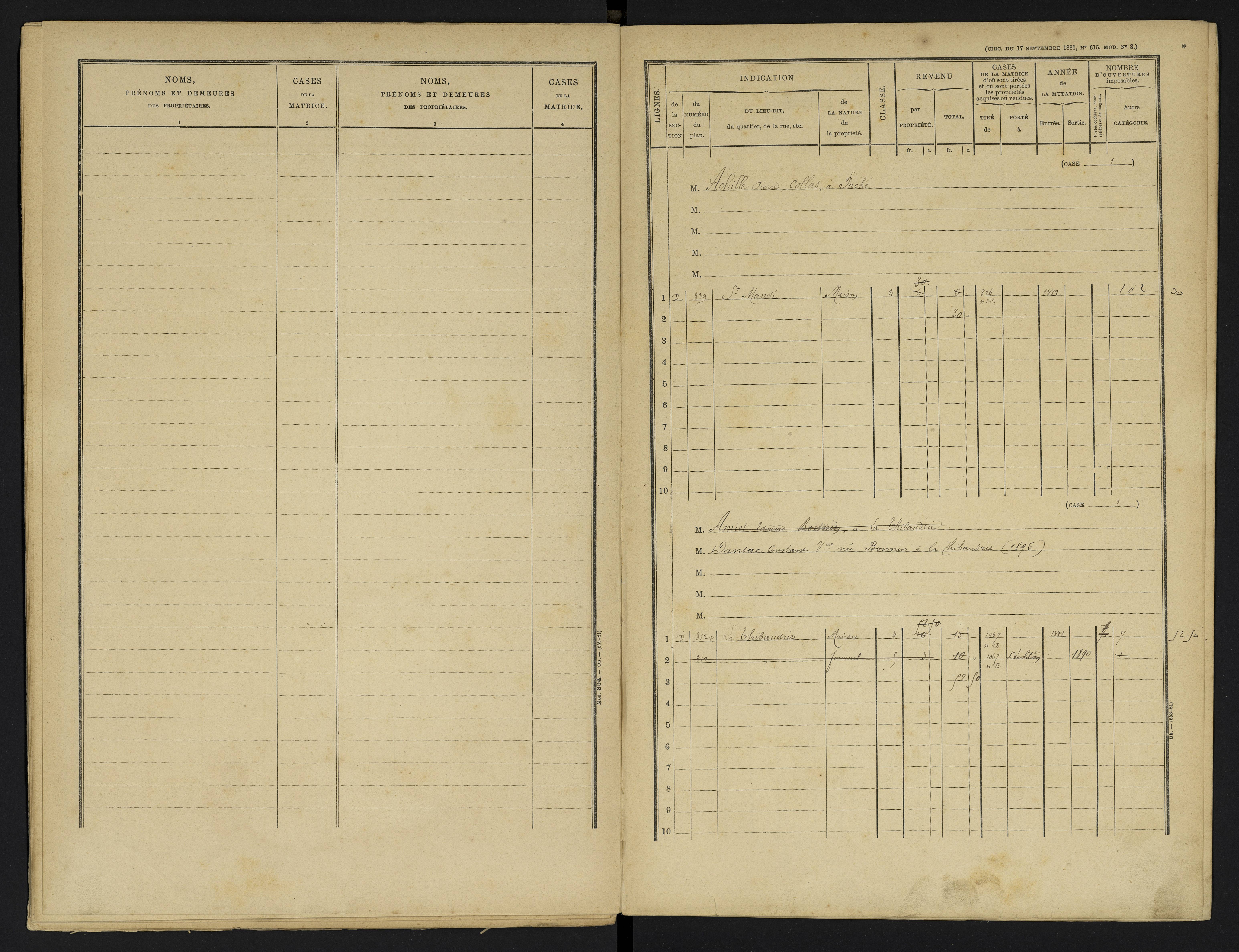 Avanton - FRAD086_cadastre Cases 1-236 