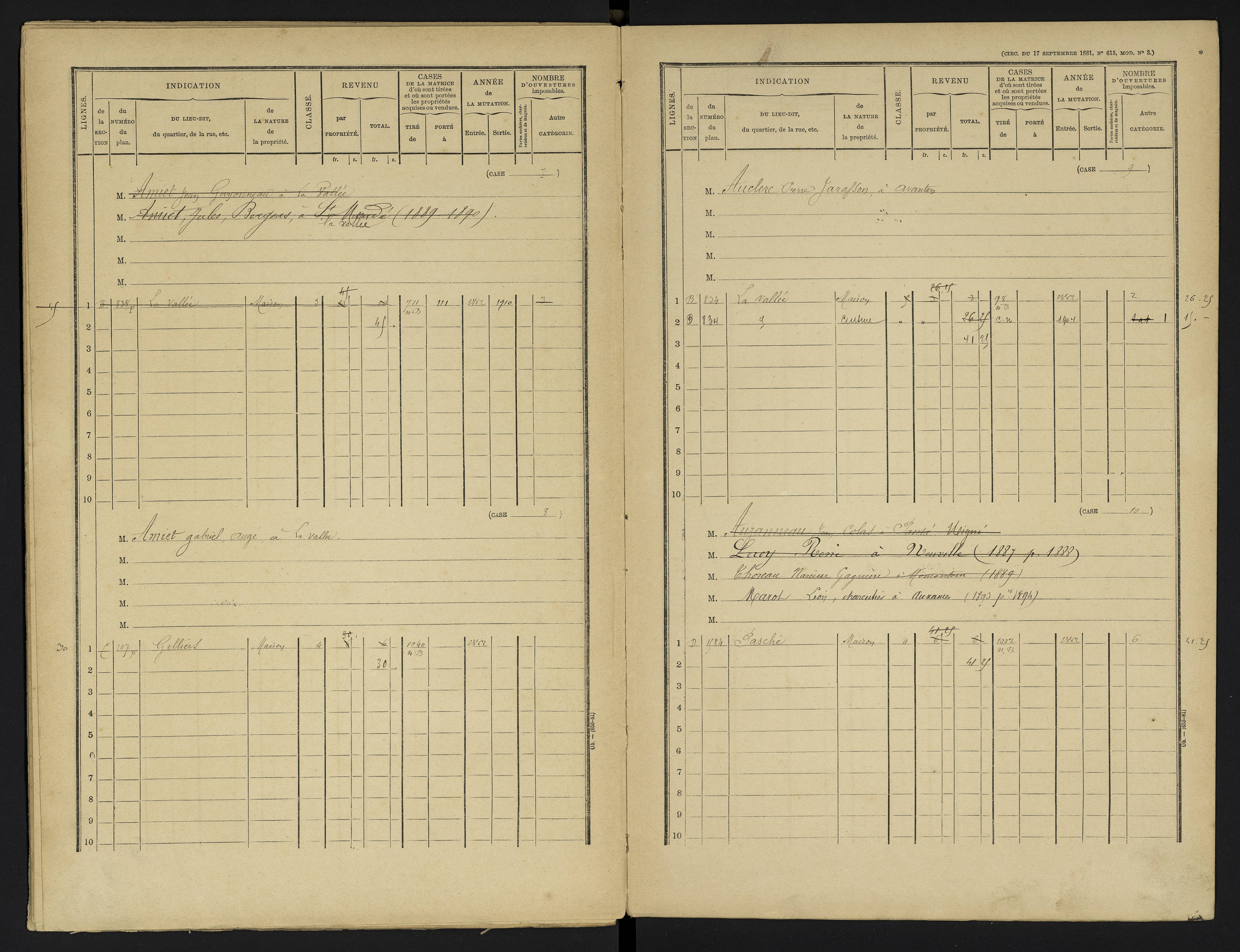 Avanton - FRAD086_cadastre Cases 1-236 
