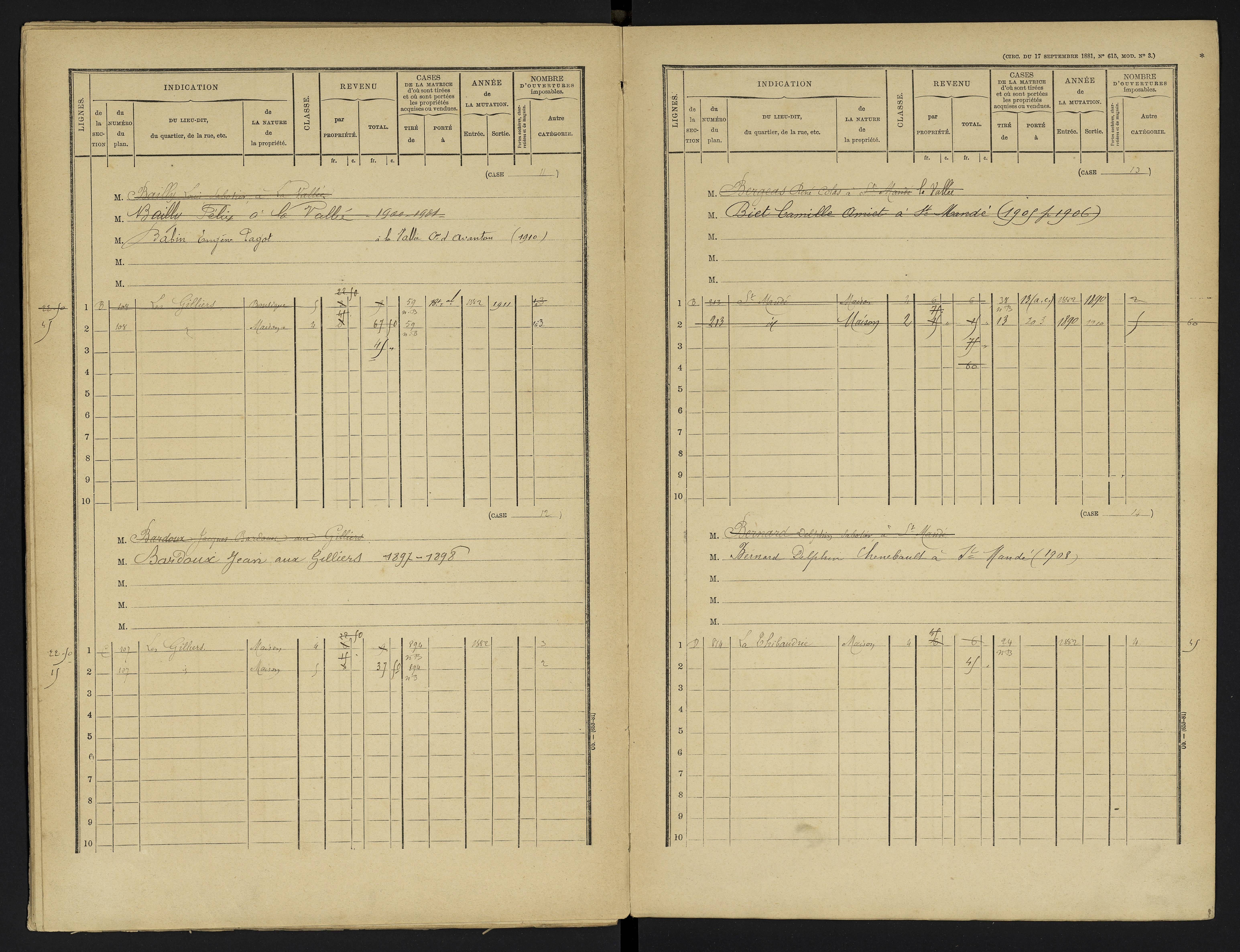 Avanton - FRAD086_cadastre Cases 1-236 