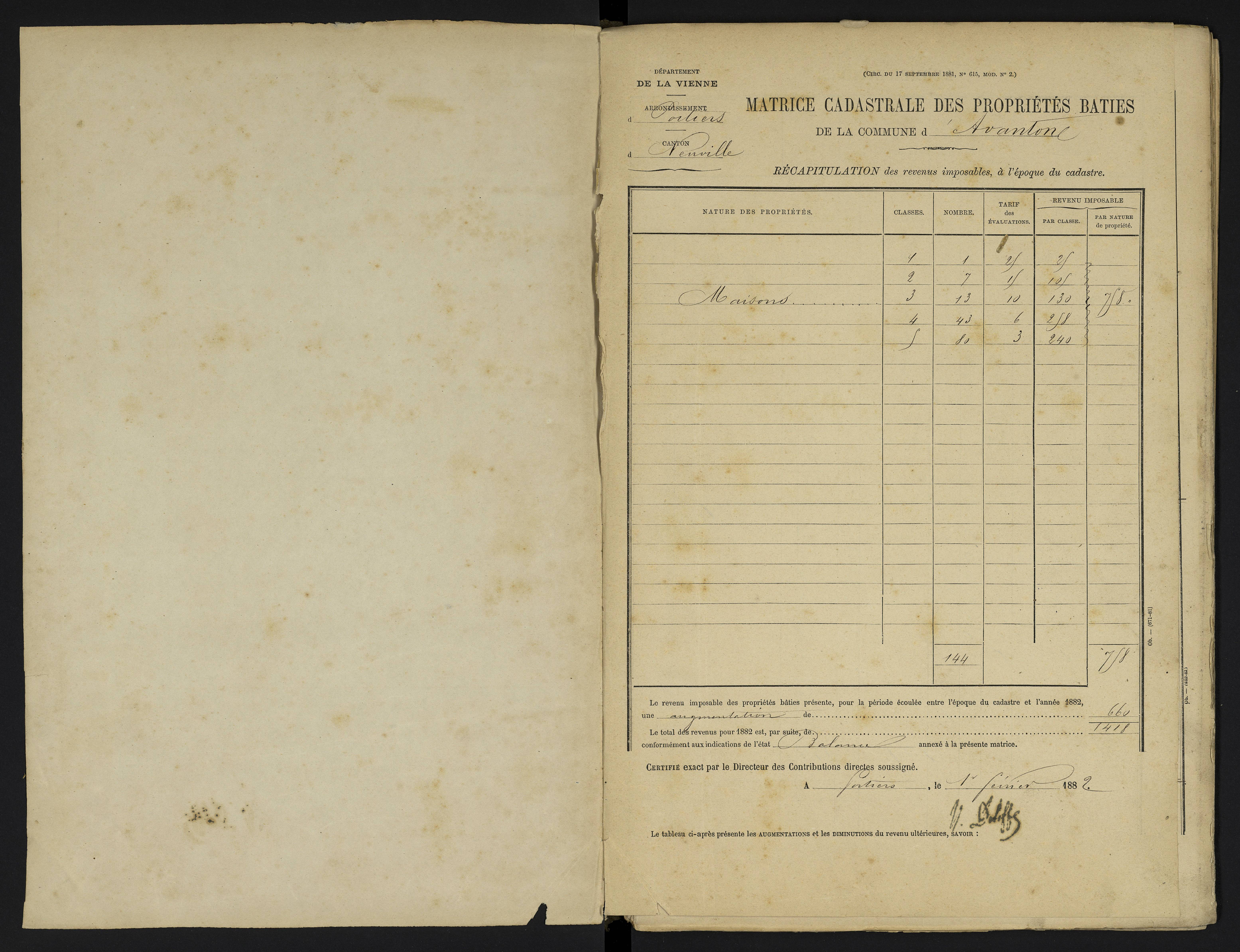 Avanton - FRAD086_cadastre Cases 1-236 