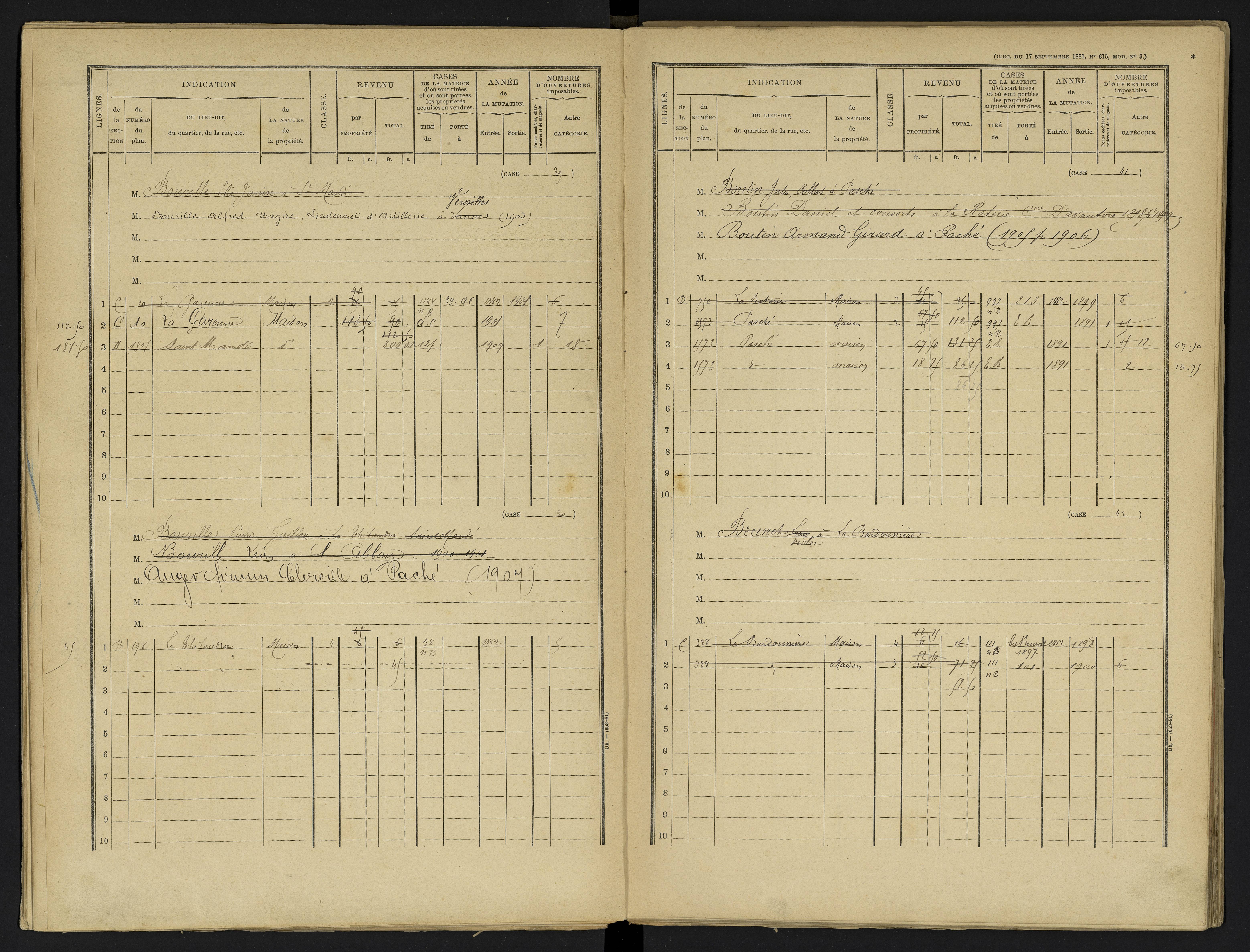Avanton - FRAD086_cadastre Cases 1-236 