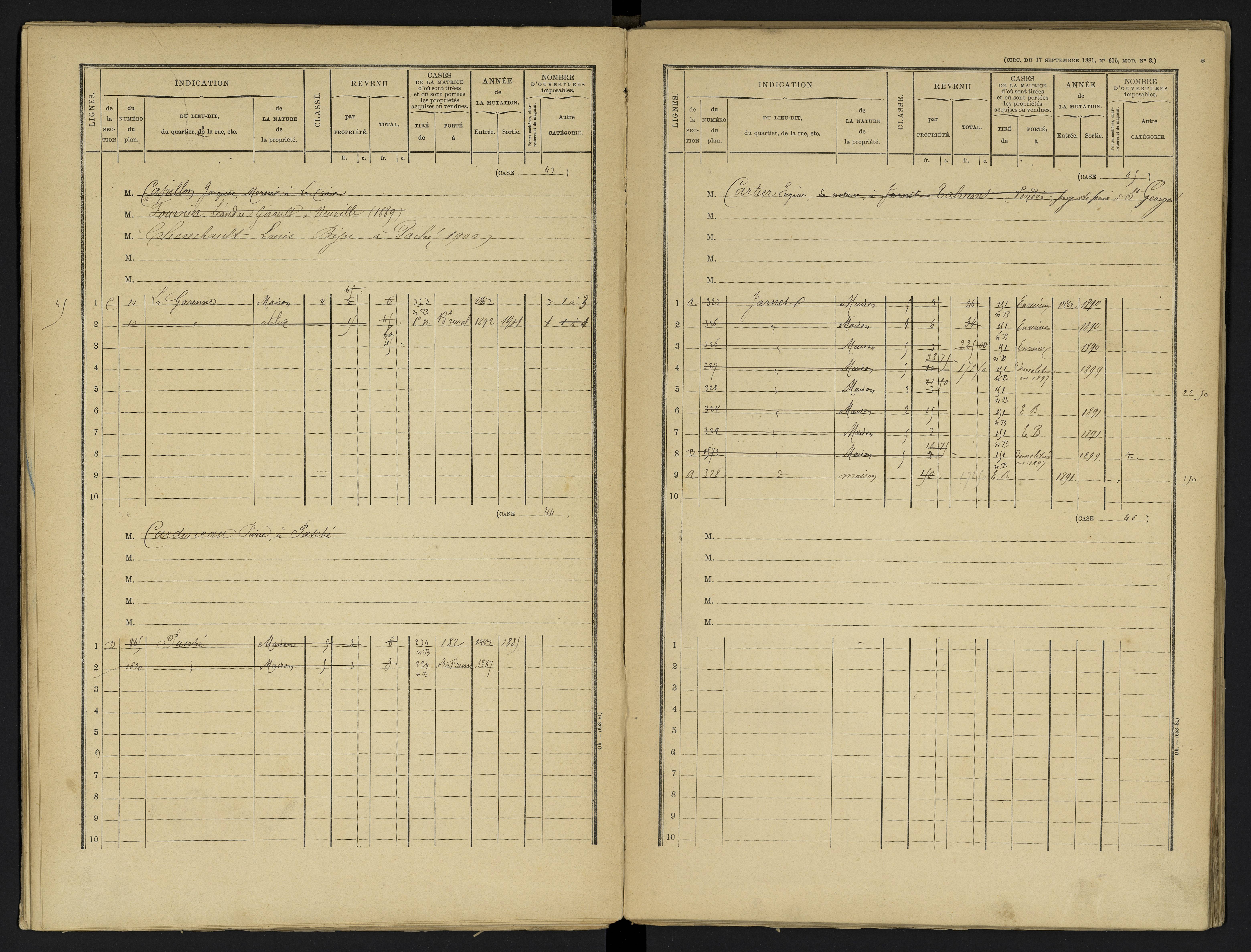 Avanton - FRAD086_cadastre Cases 1-236 
