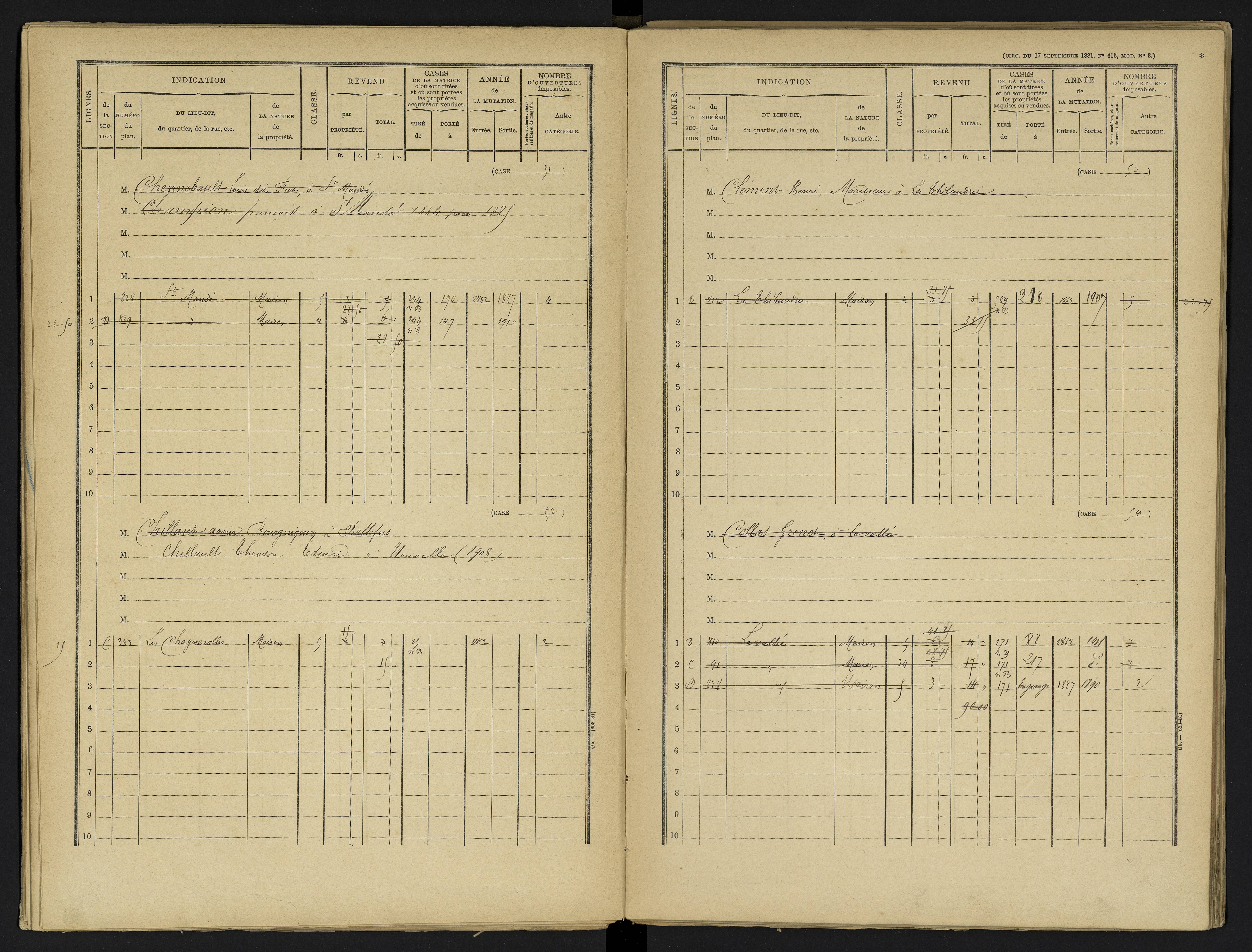 Avanton - FRAD086_cadastre Cases 1-236 