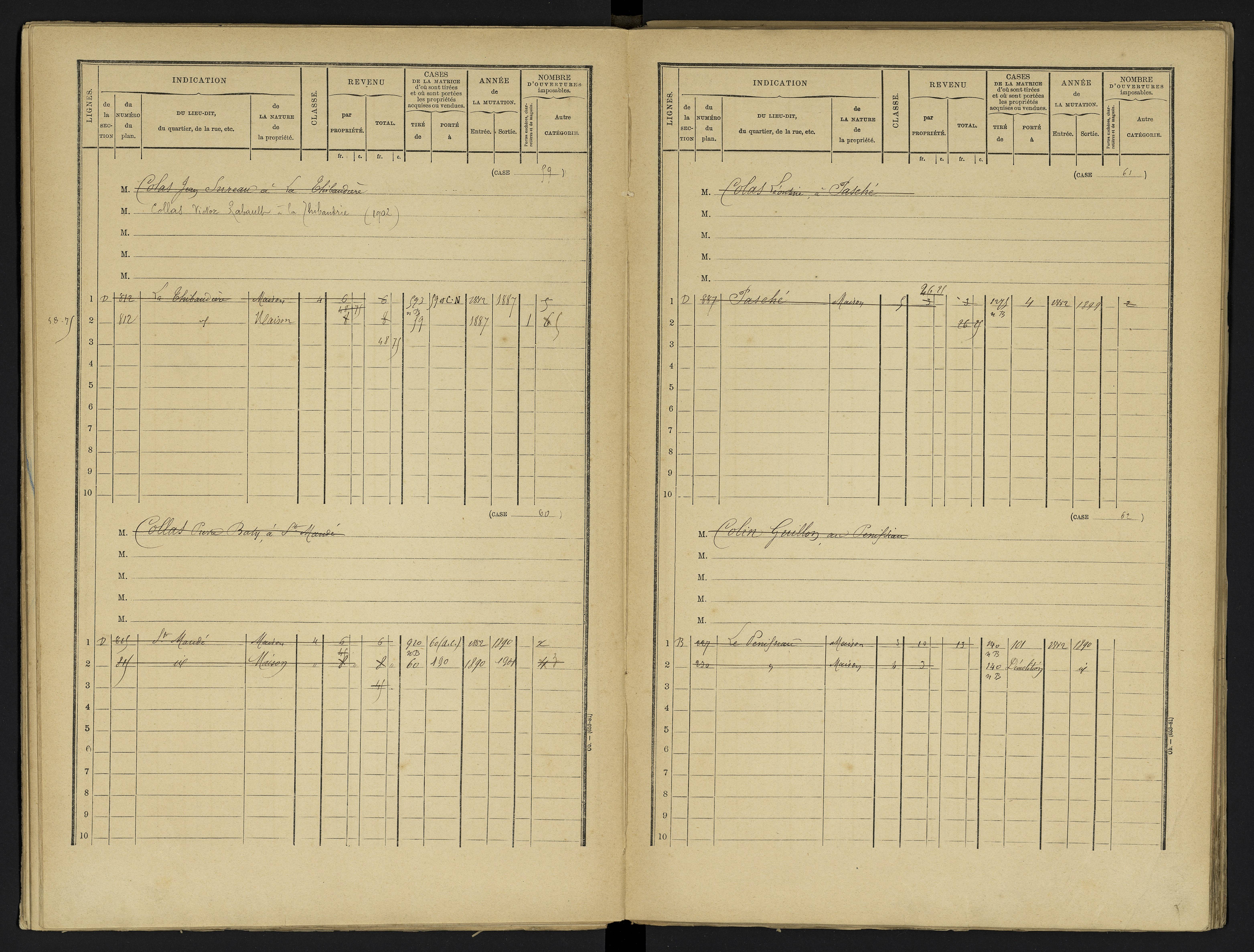 Avanton - FRAD086_cadastre Cases 1-236 