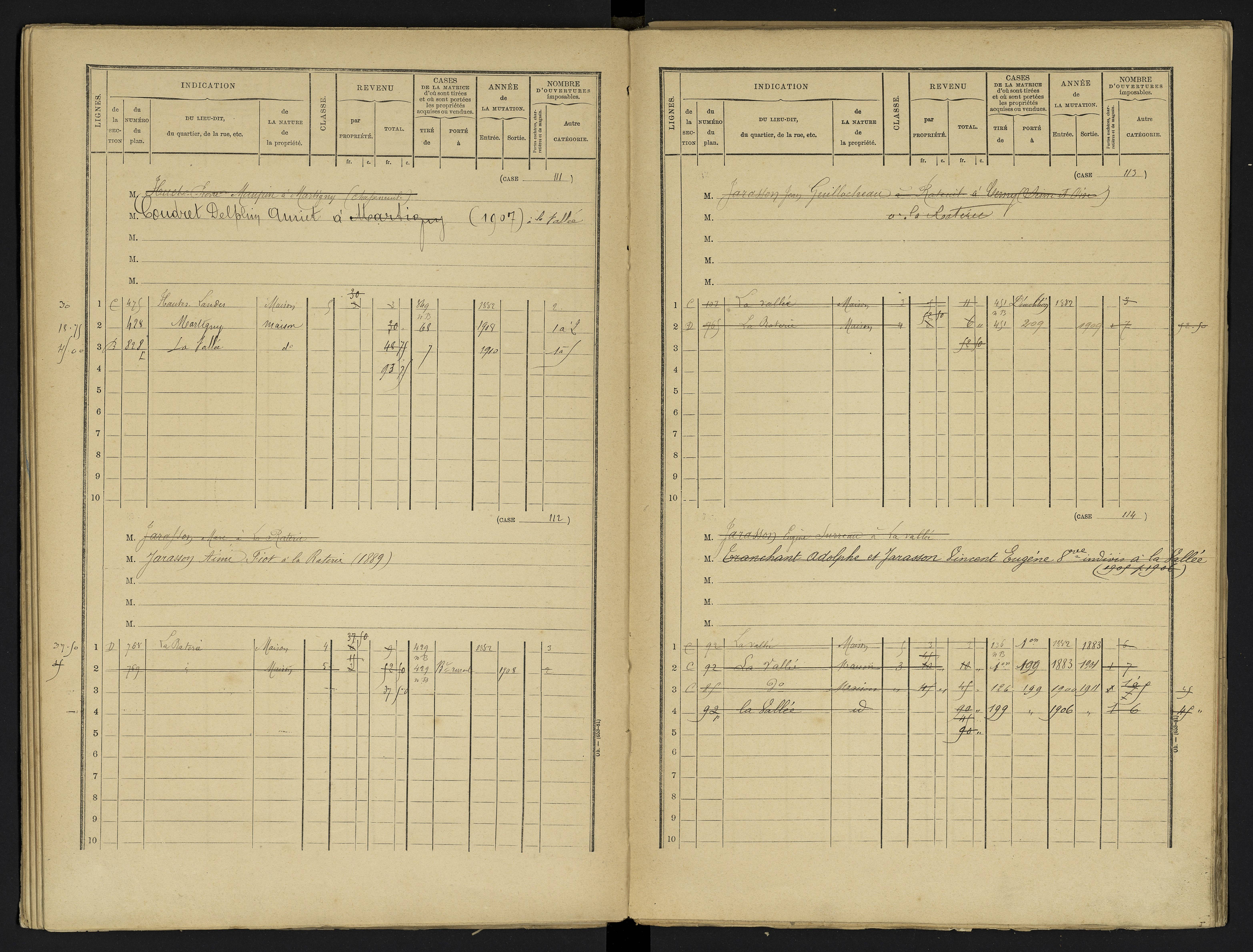 Avanton - FRAD086_cadastre Cases 1-236 