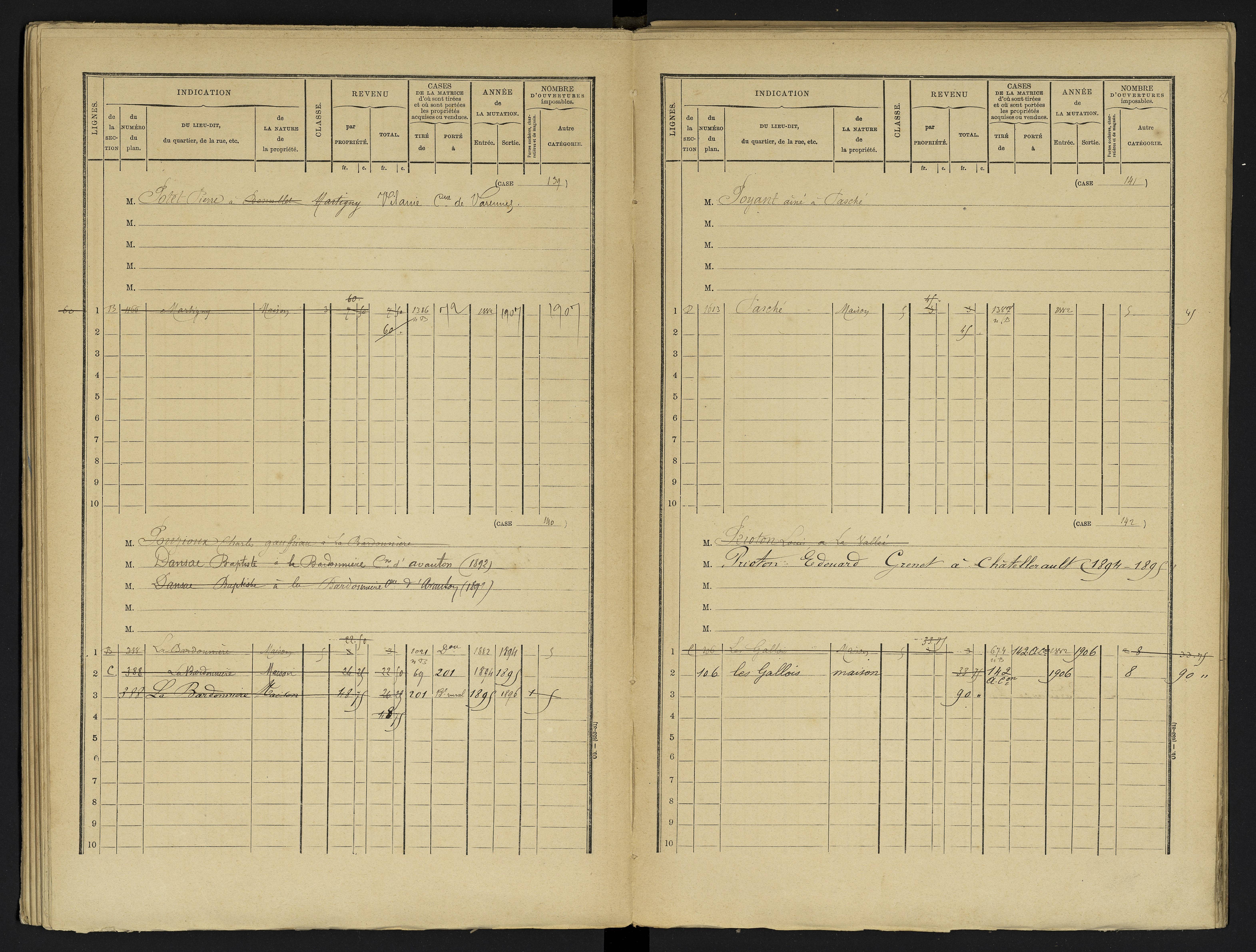 Avanton - FRAD086_cadastre Cases 1-236 