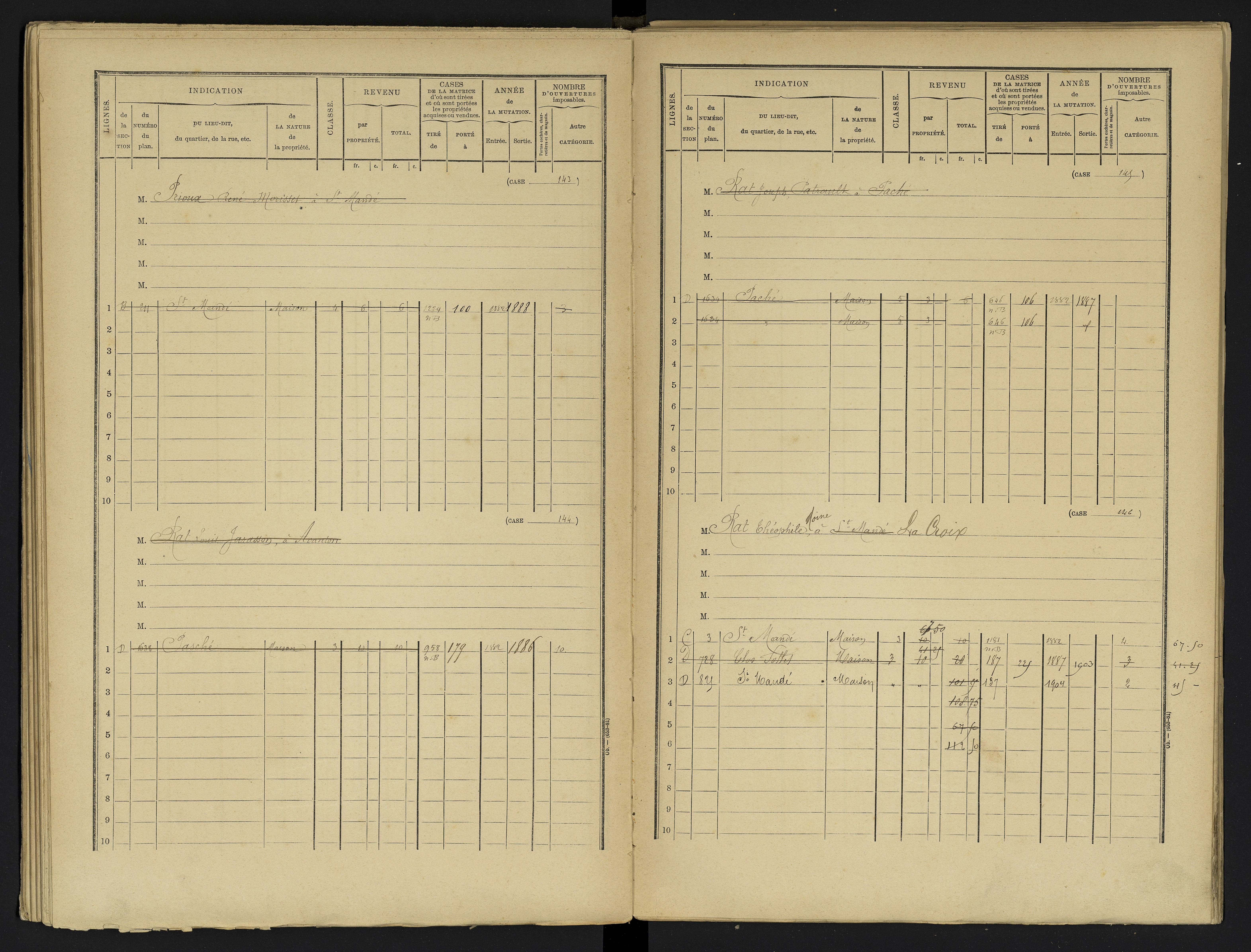 Avanton - FRAD086_cadastre Cases 1-236 