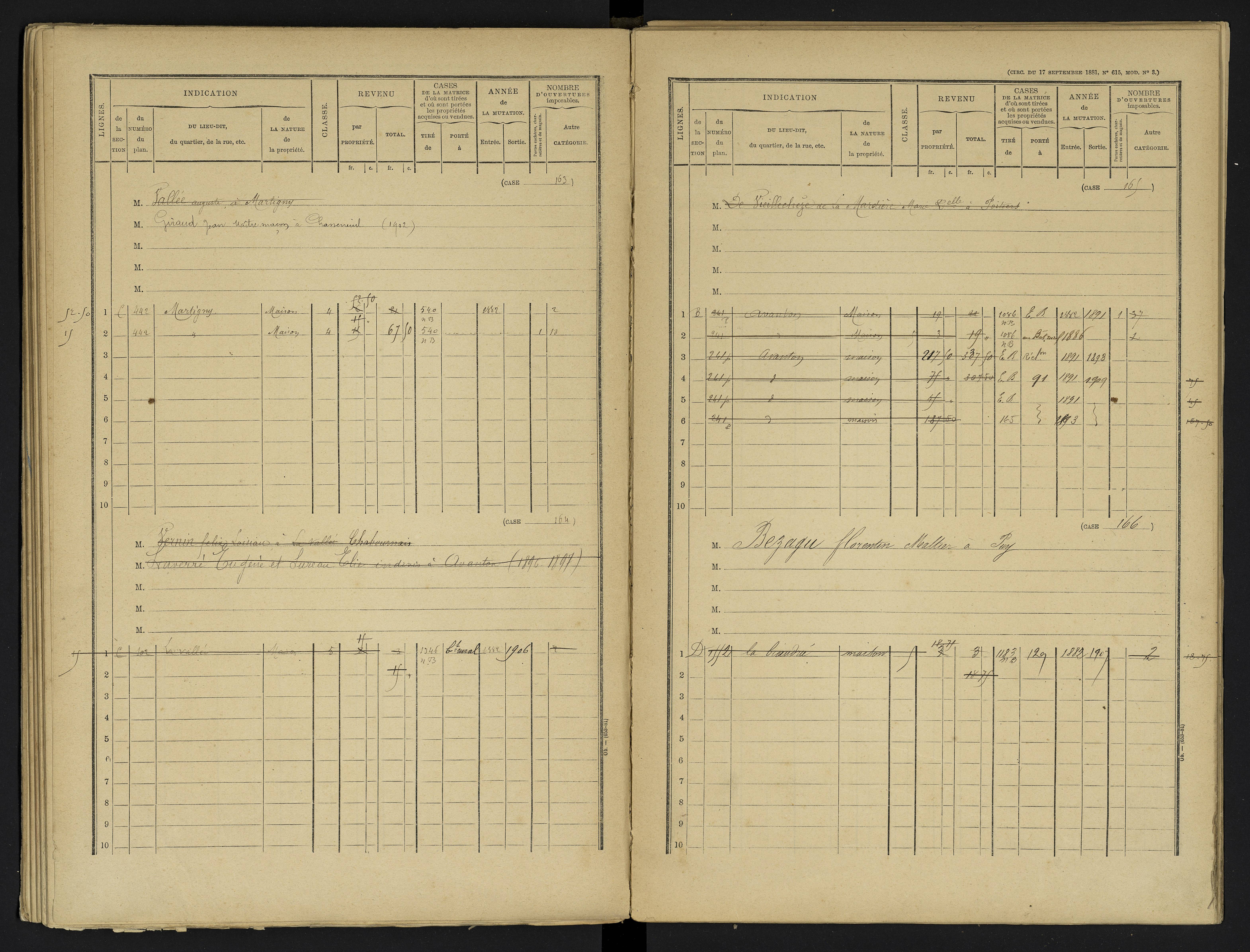 Avanton - FRAD086_cadastre Cases 1-236 