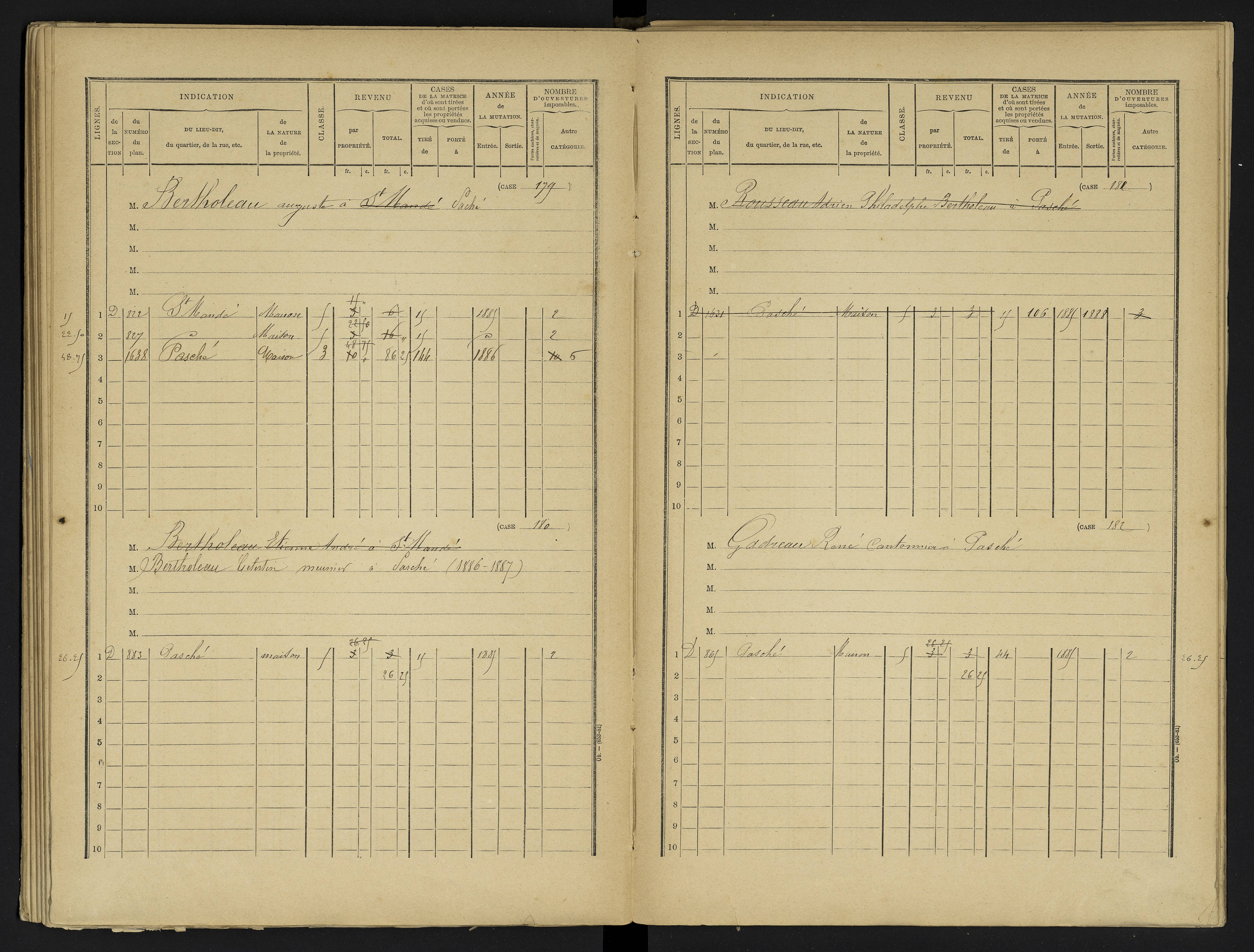 Avanton - FRAD086_cadastre Cases 1-236 