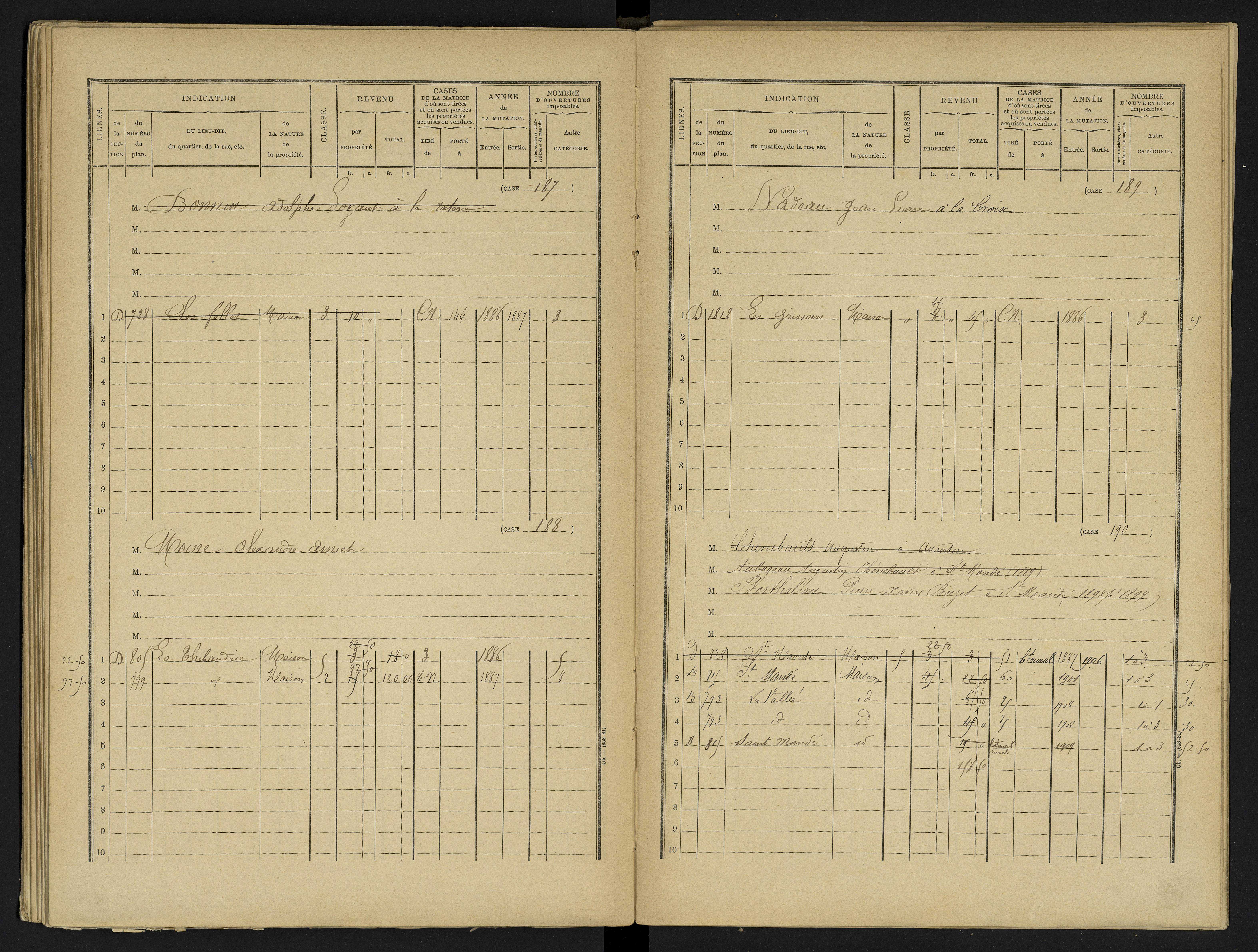 Avanton - FRAD086_cadastre Cases 1-236 