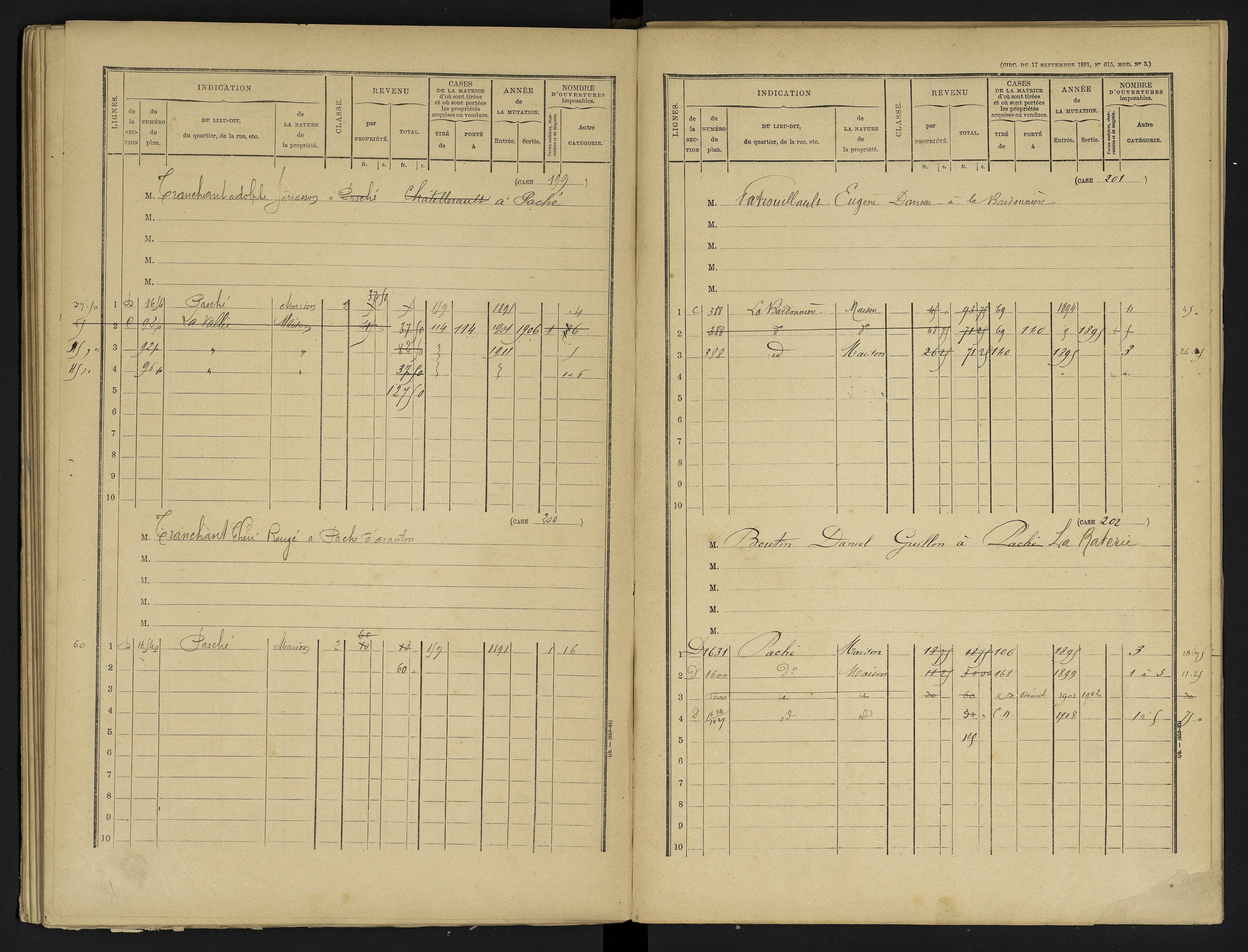 Avanton - FRAD086_cadastre Cases 1-236 