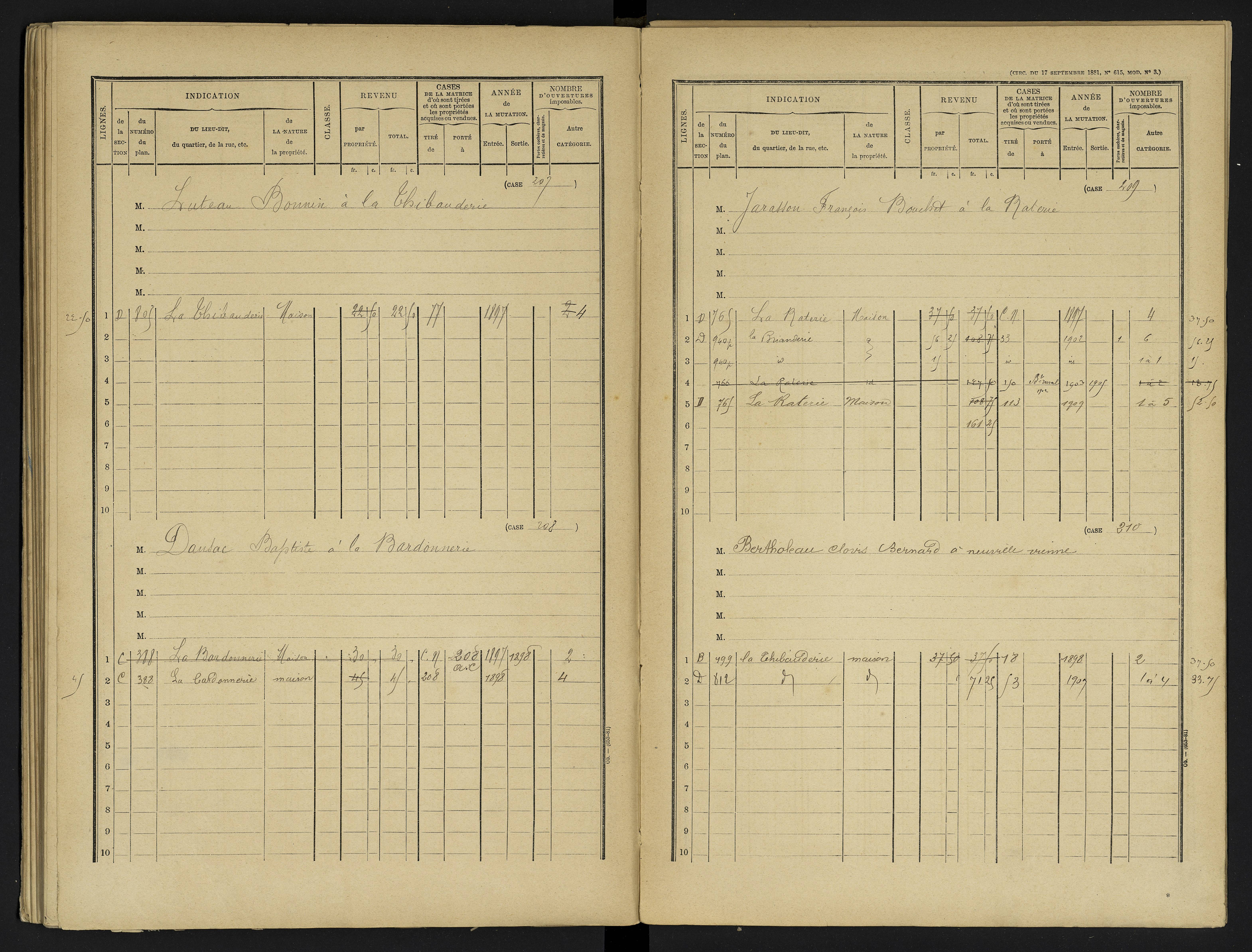Avanton - FRAD086_cadastre Cases 1-236 