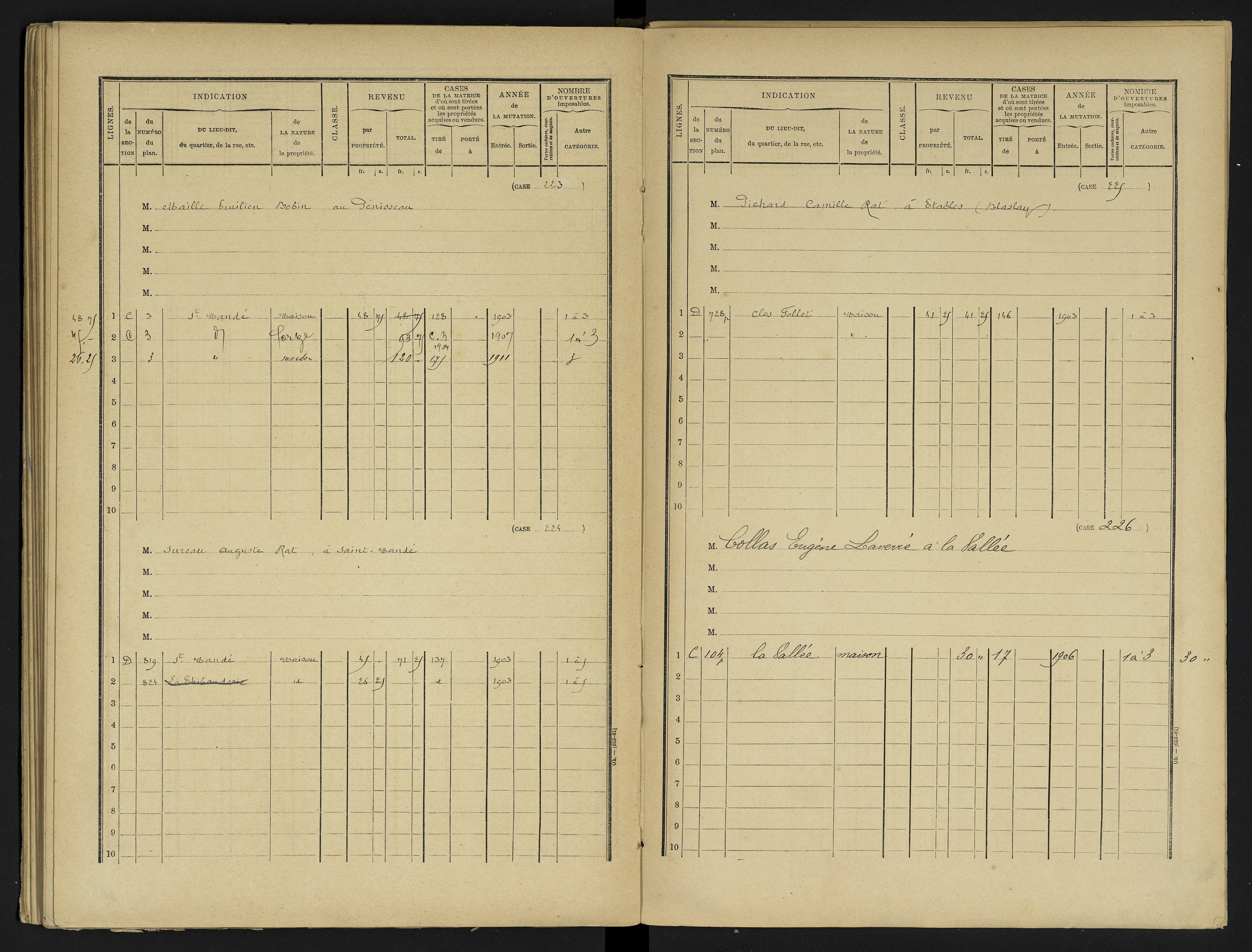 Avanton - FRAD086_cadastre Cases 1-236 