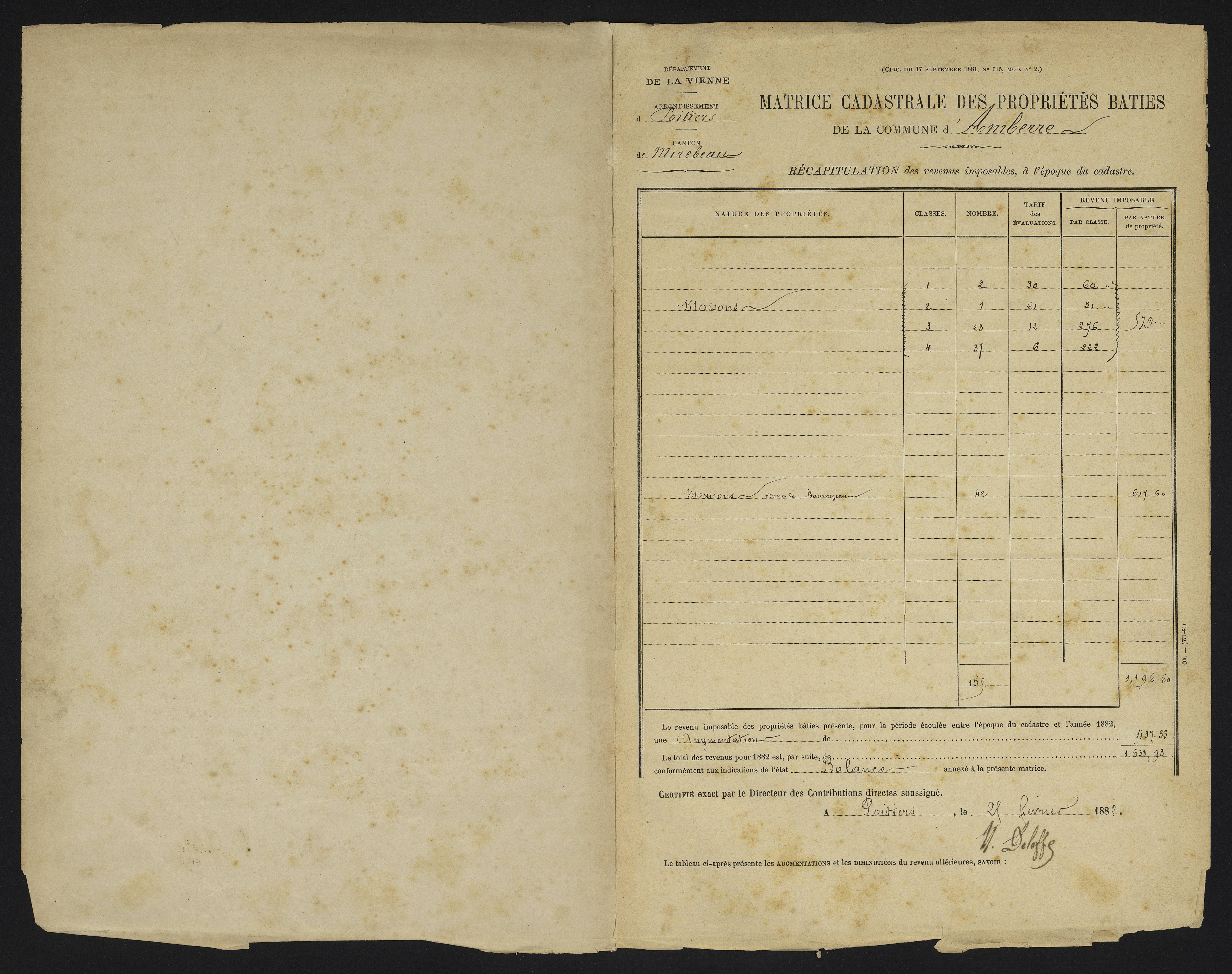 Ayron - FRAD086_cadastre Cases 1-288 