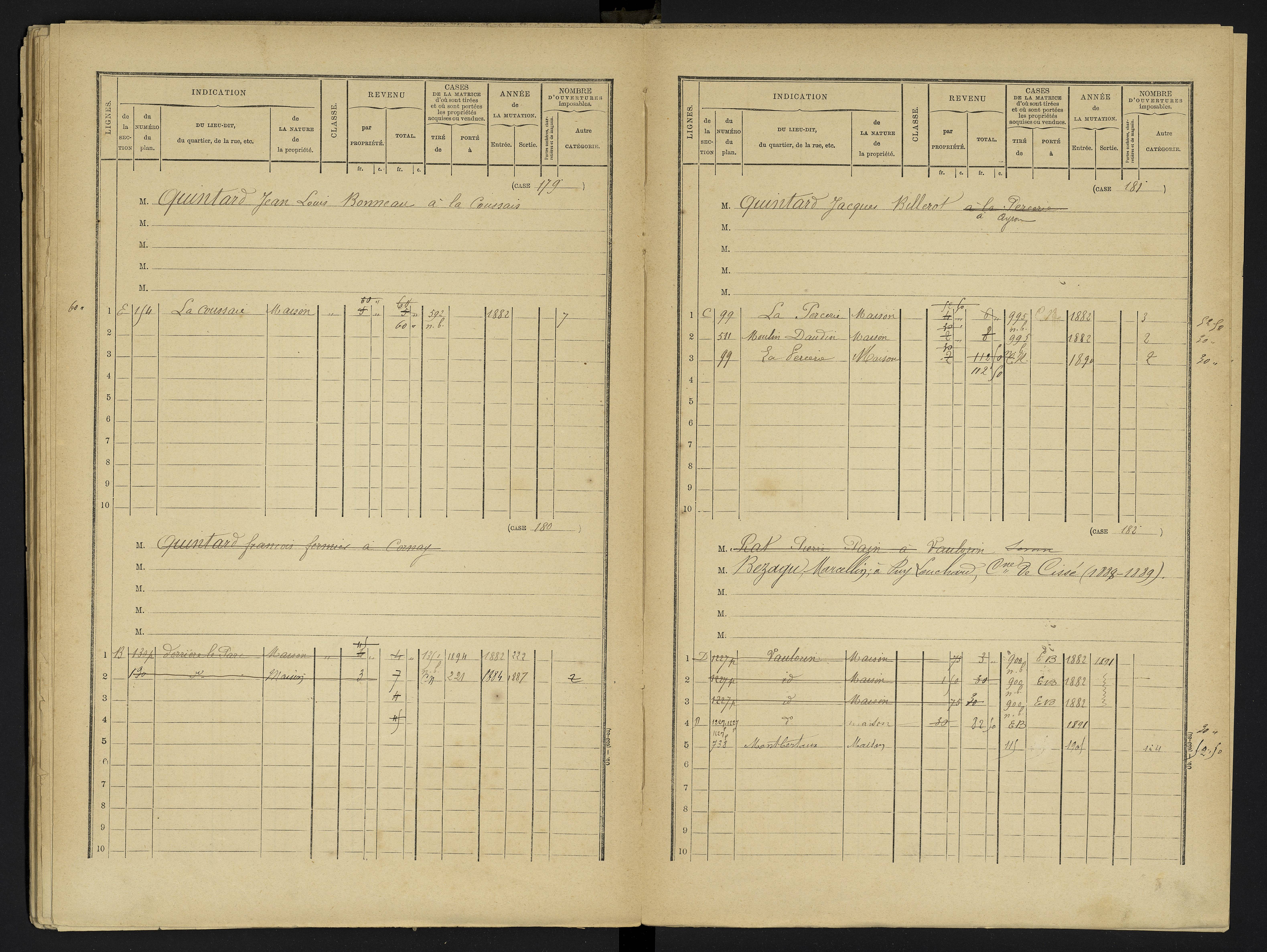 Ayron - FRAD086_cadastre Cases 1-288 