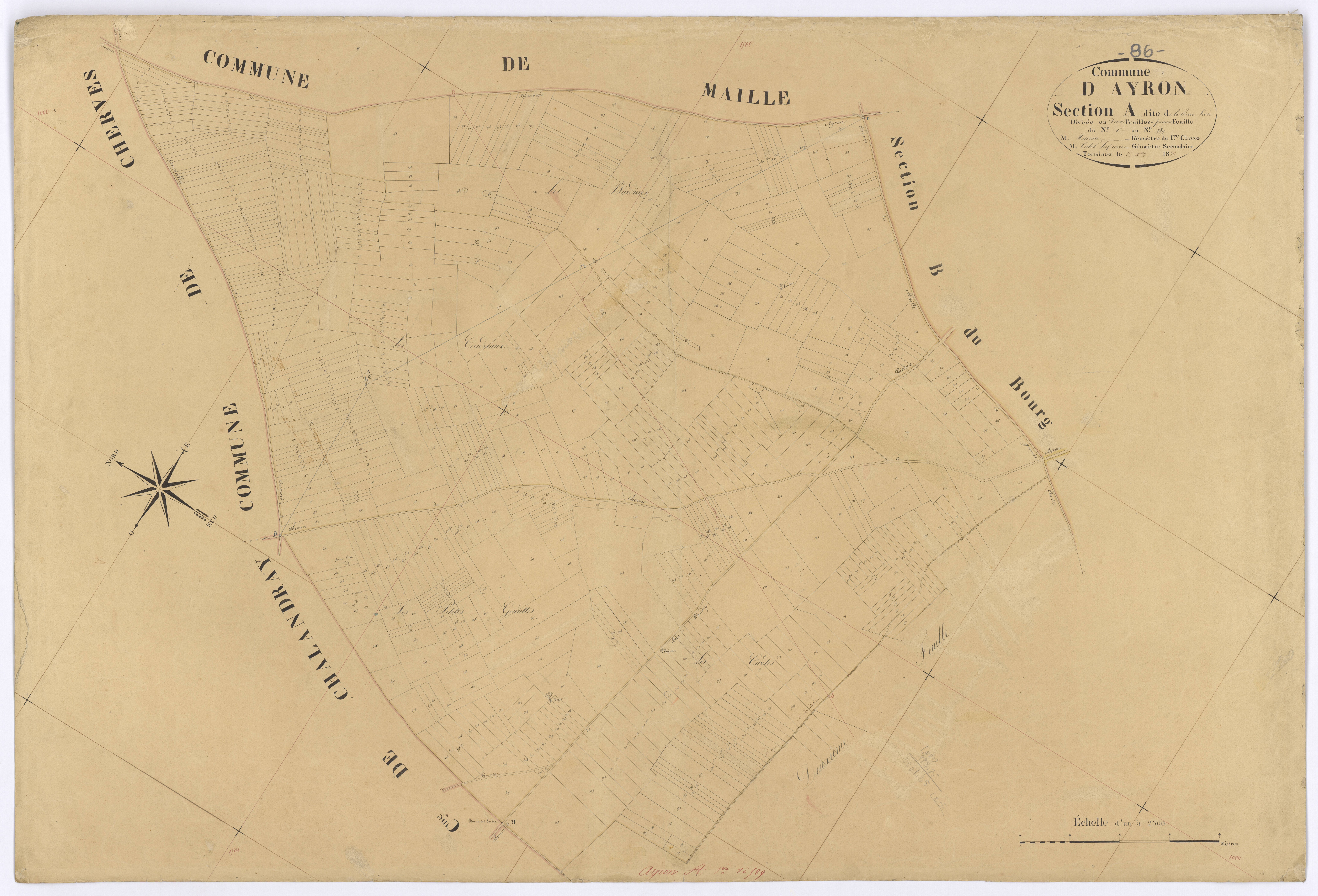 Ayron - FRAD086_cadastre Plans 