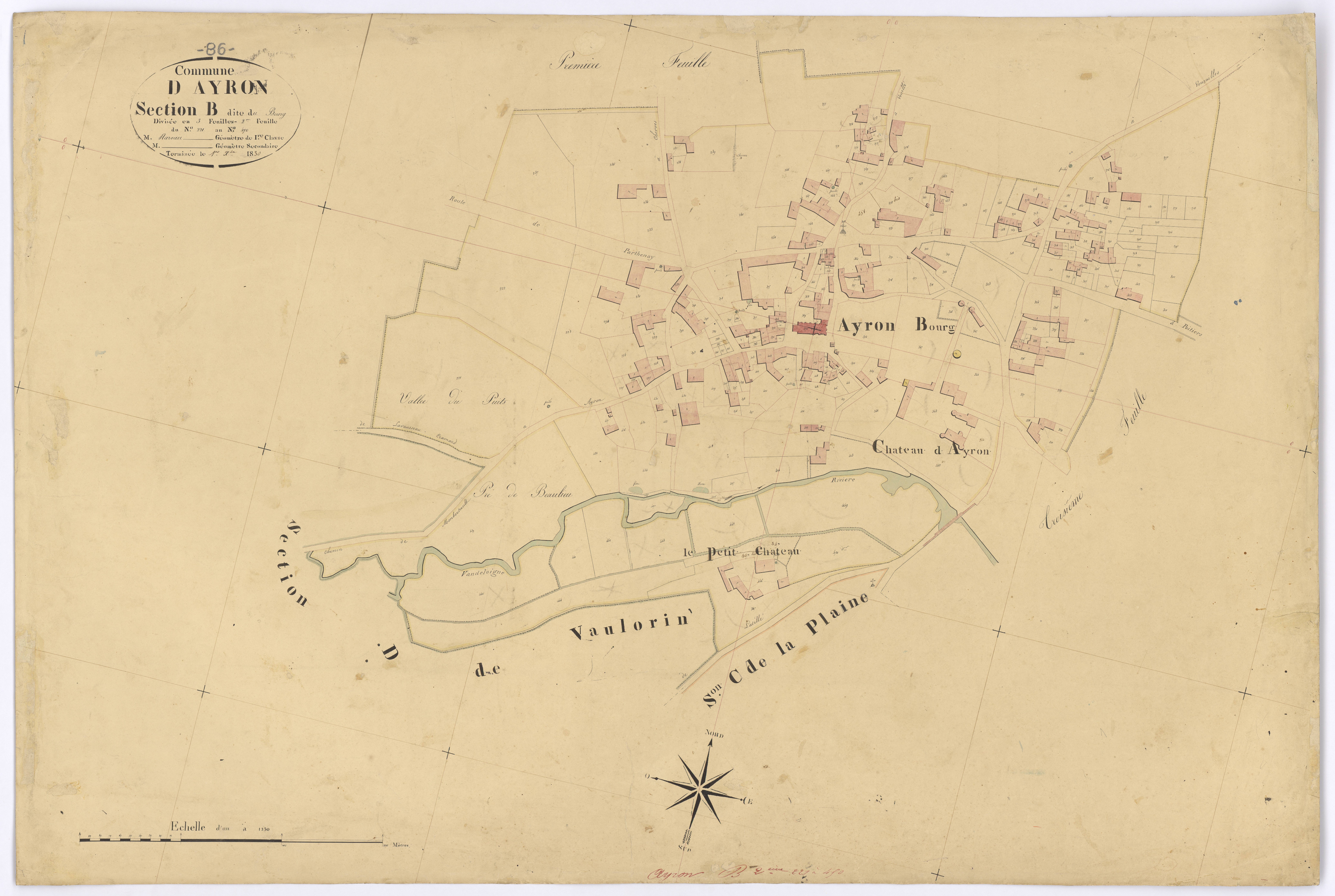 Ayron - FRAD086_cadastre Plans 