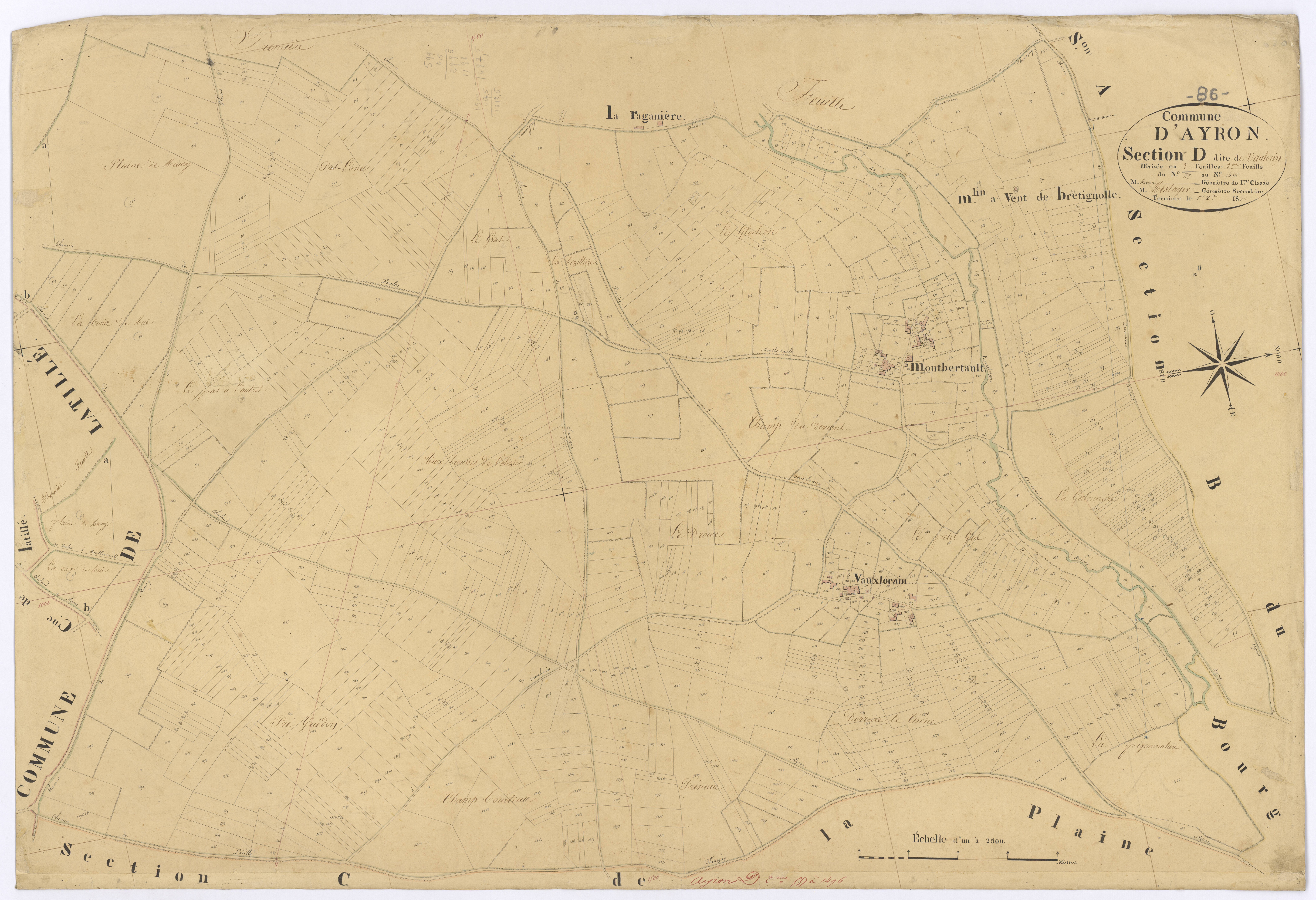 Ayron - FRAD086_cadastre Plans 