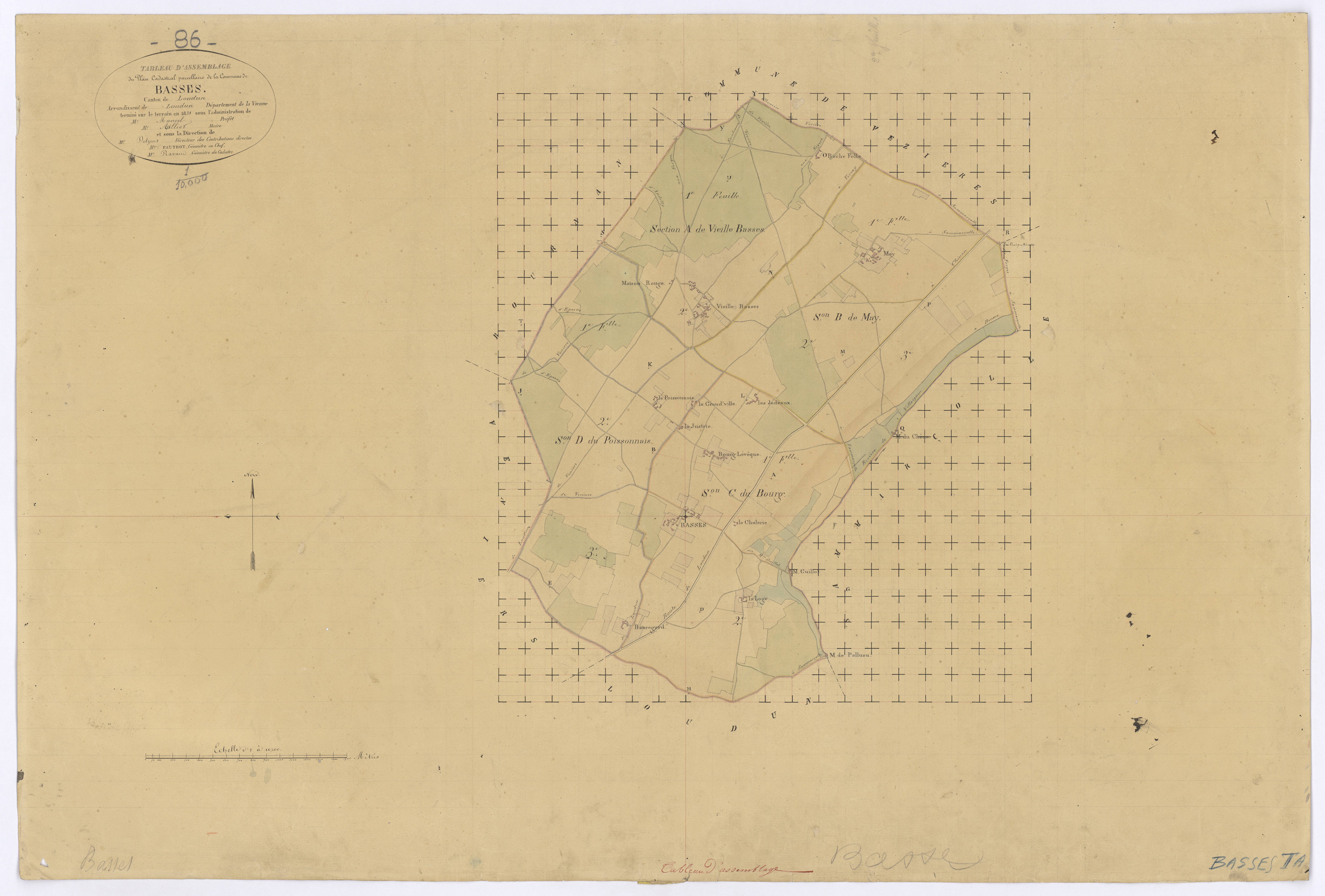 Basses - FRAD086_cadastre Plans 