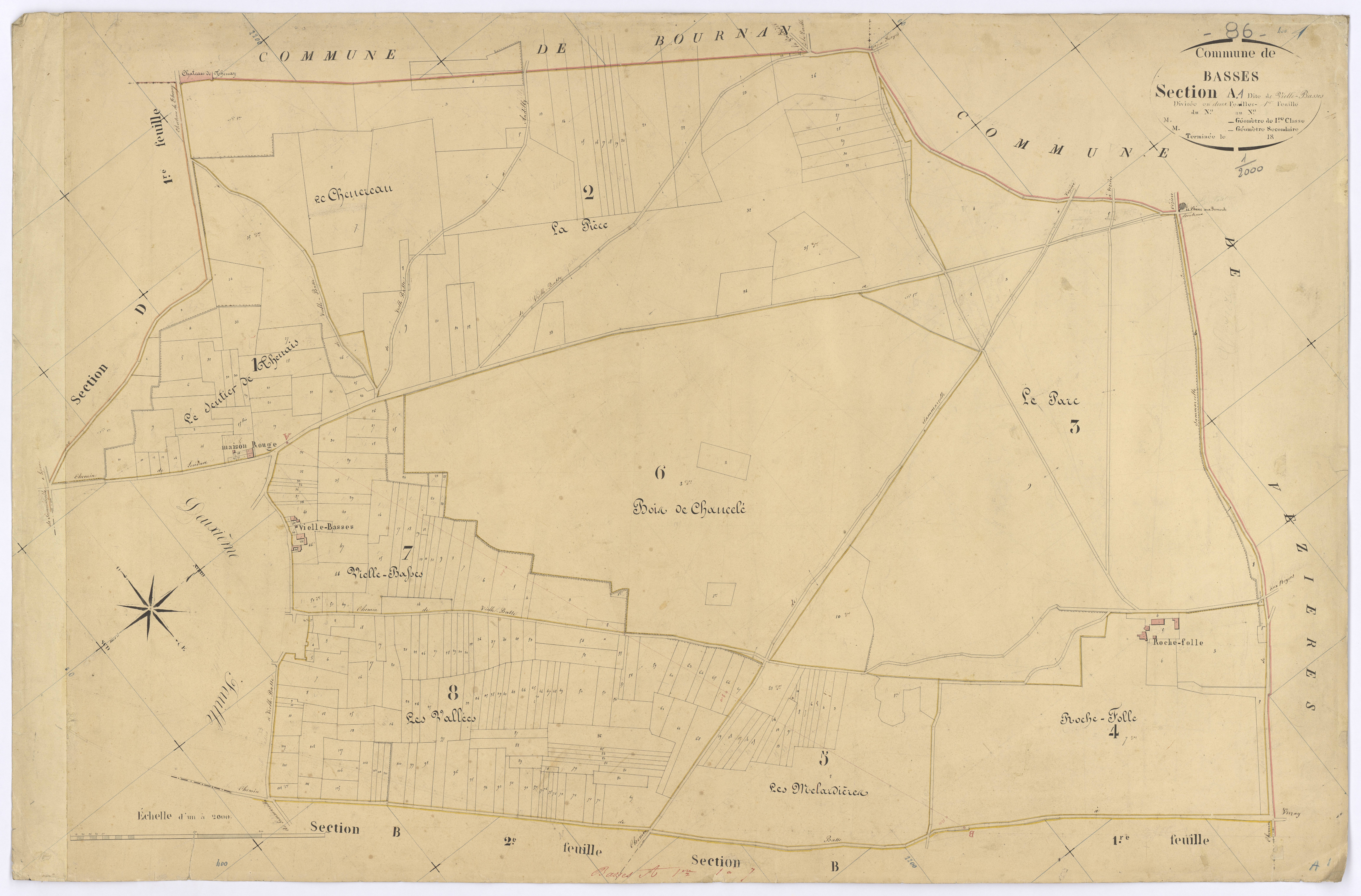 Basses - FRAD086_cadastre Plans 