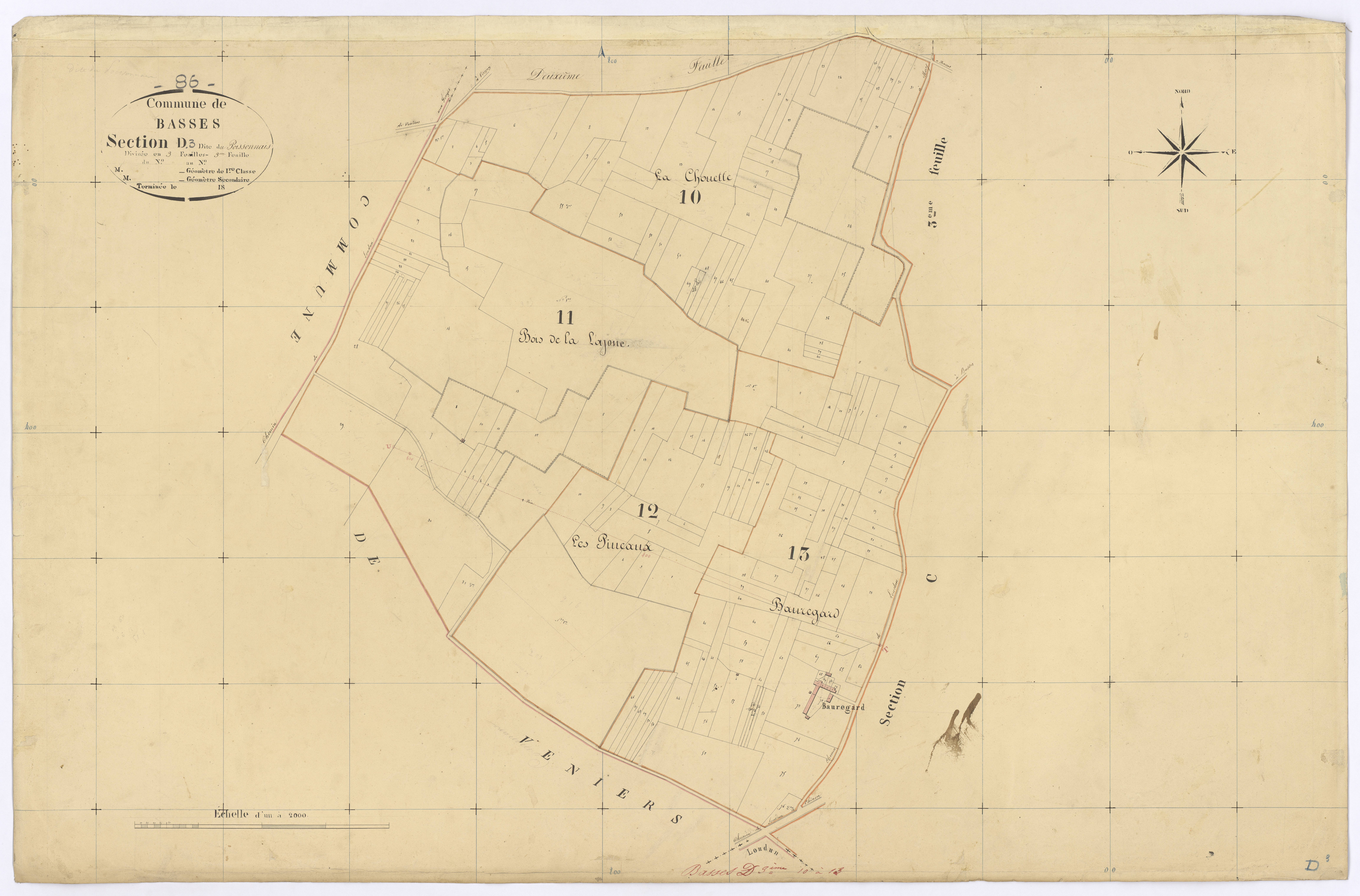 Basses - FRAD086_cadastre Plans 