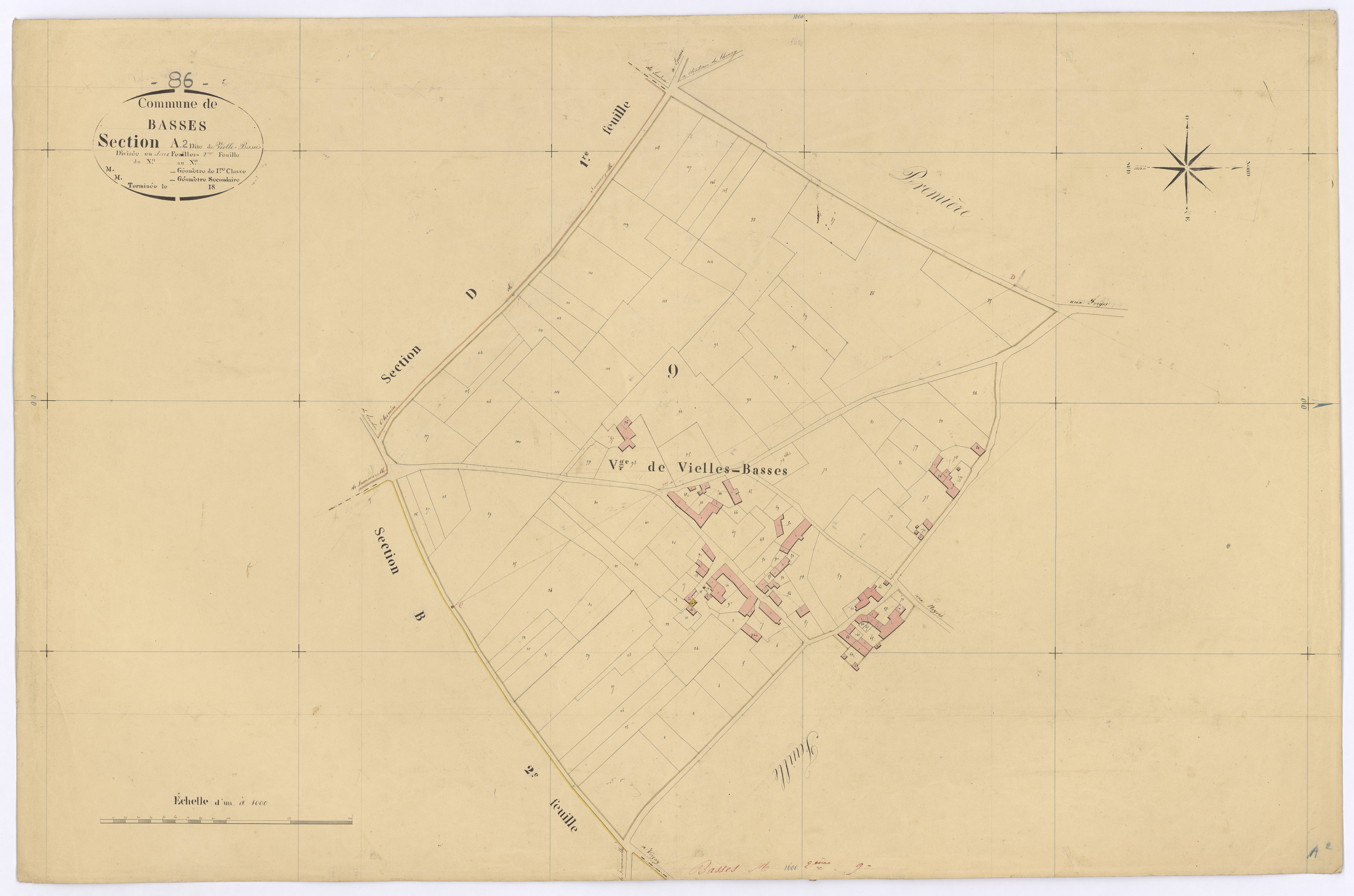 Basses - FRAD086_cadastre Plans 