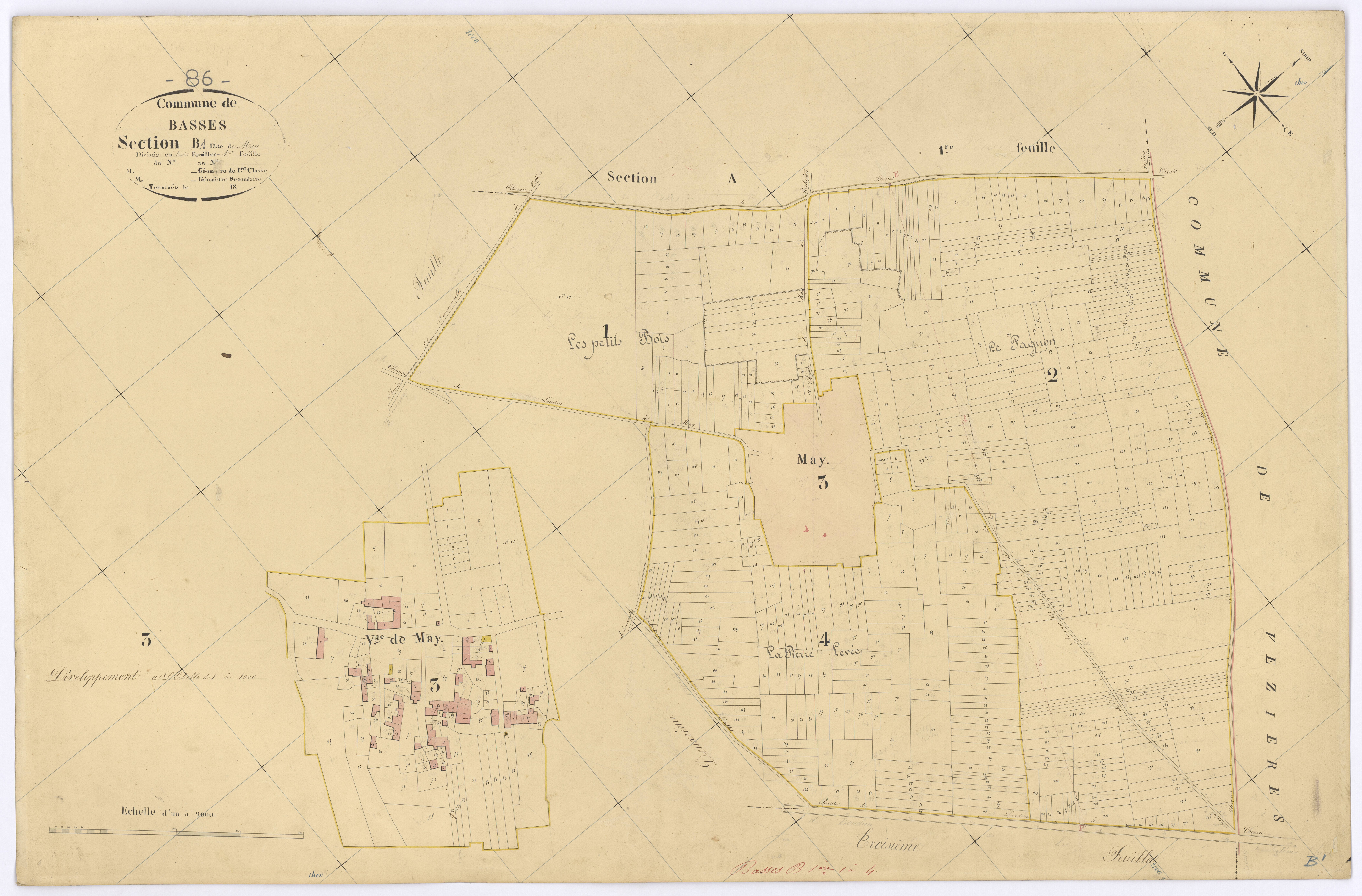 Basses - FRAD086_cadastre Plans 