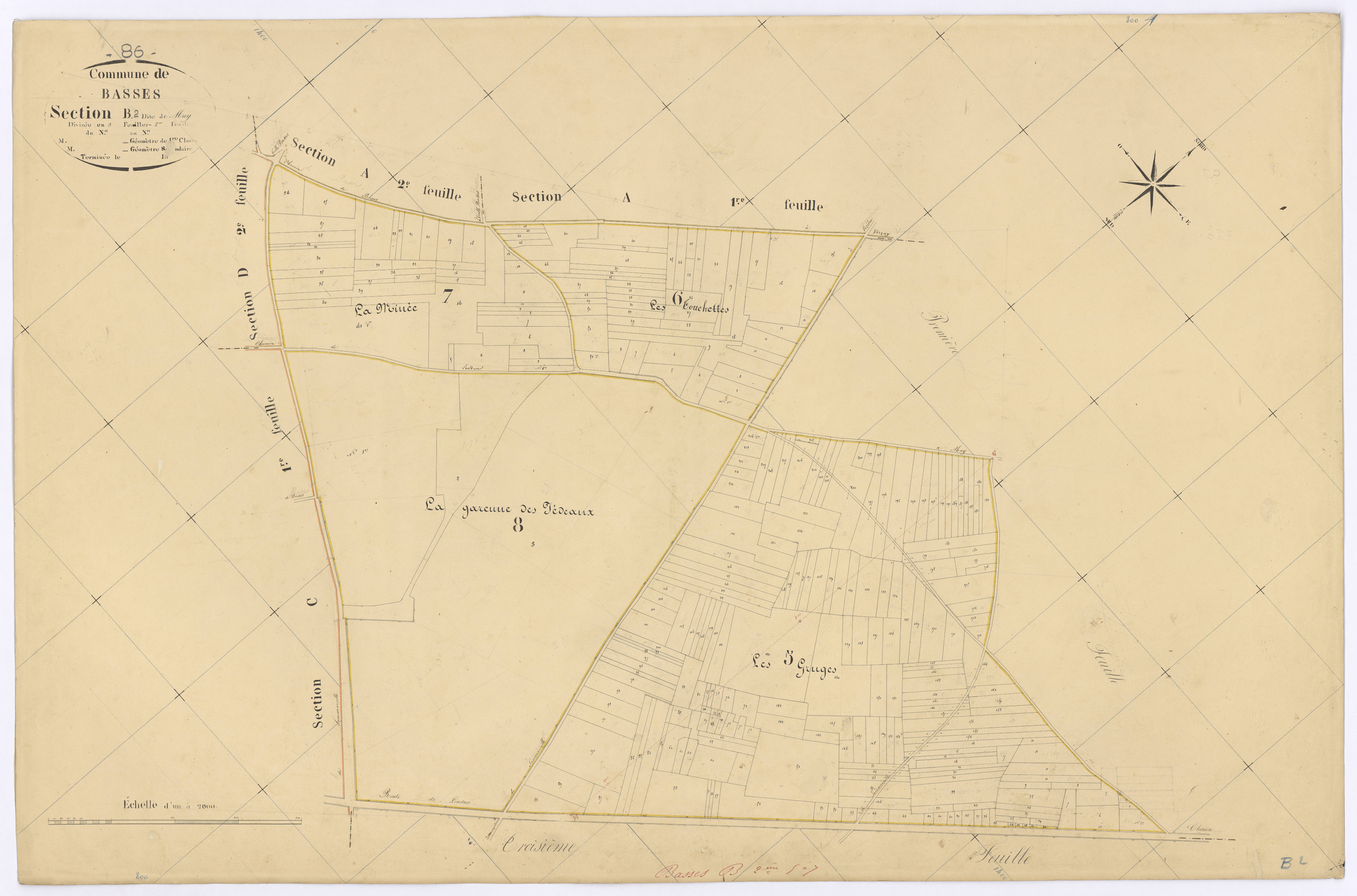 Basses - FRAD086_cadastre Plans 