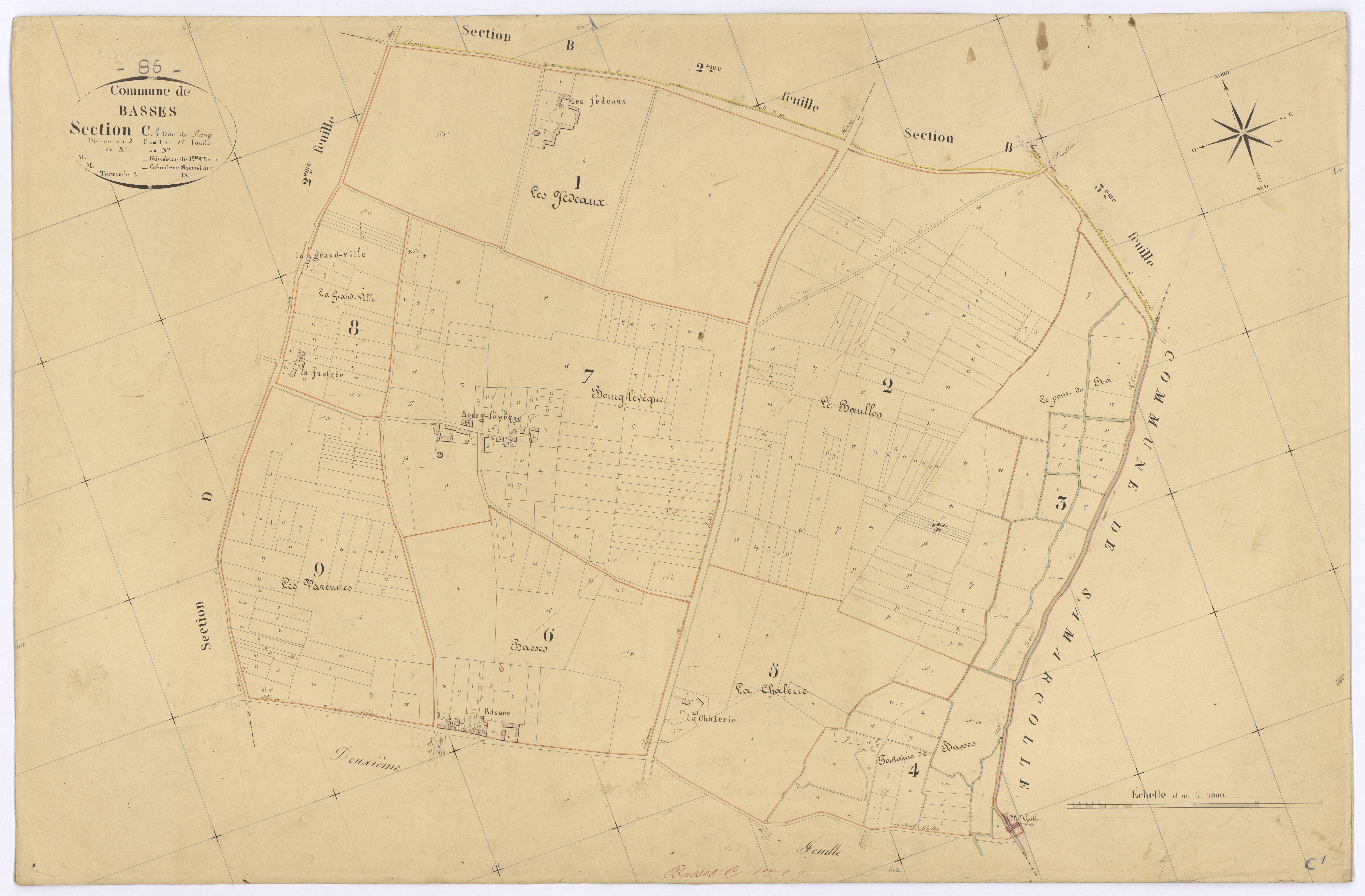 Basses - FRAD086_cadastre Plans 