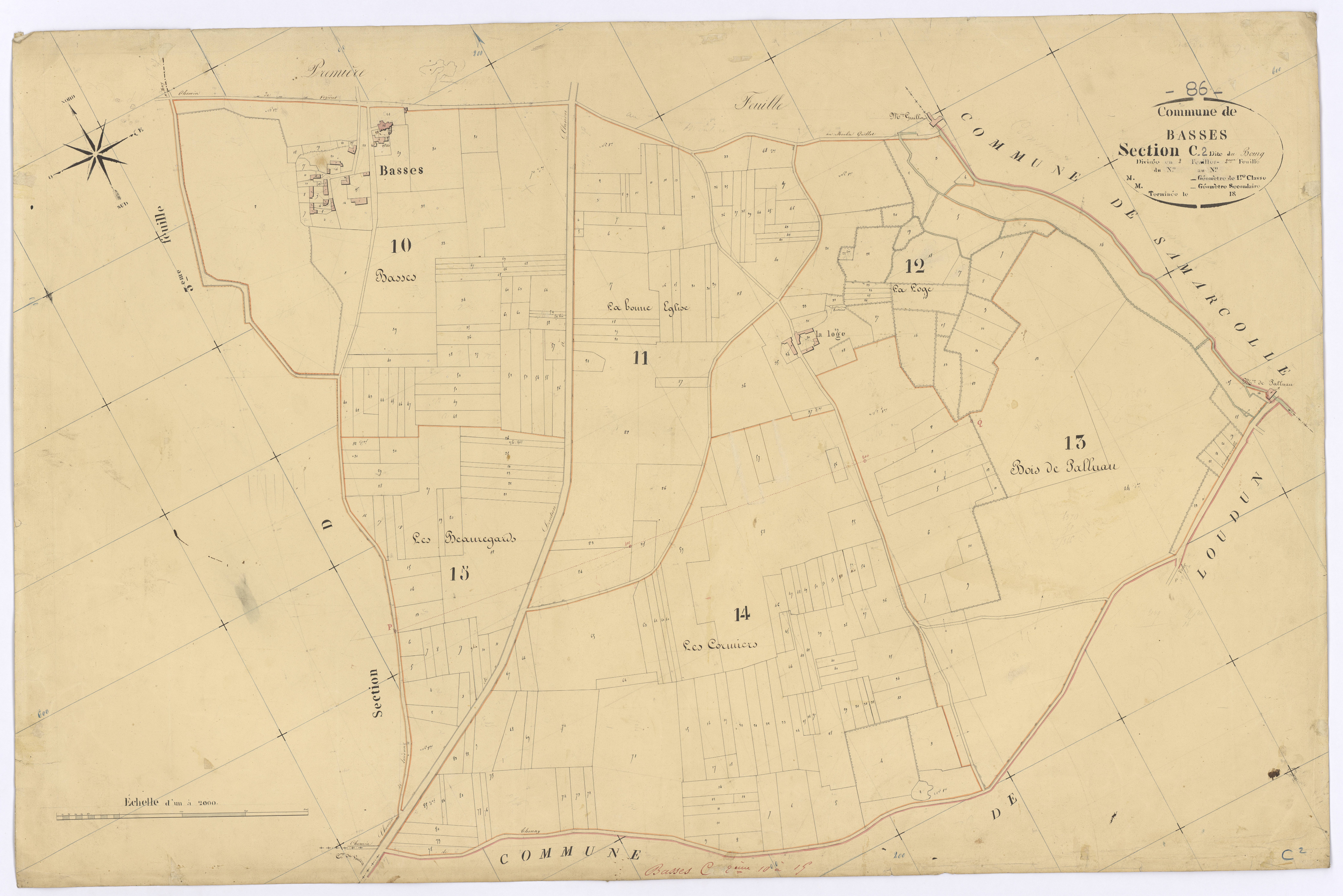 Basses - FRAD086_cadastre Plans 