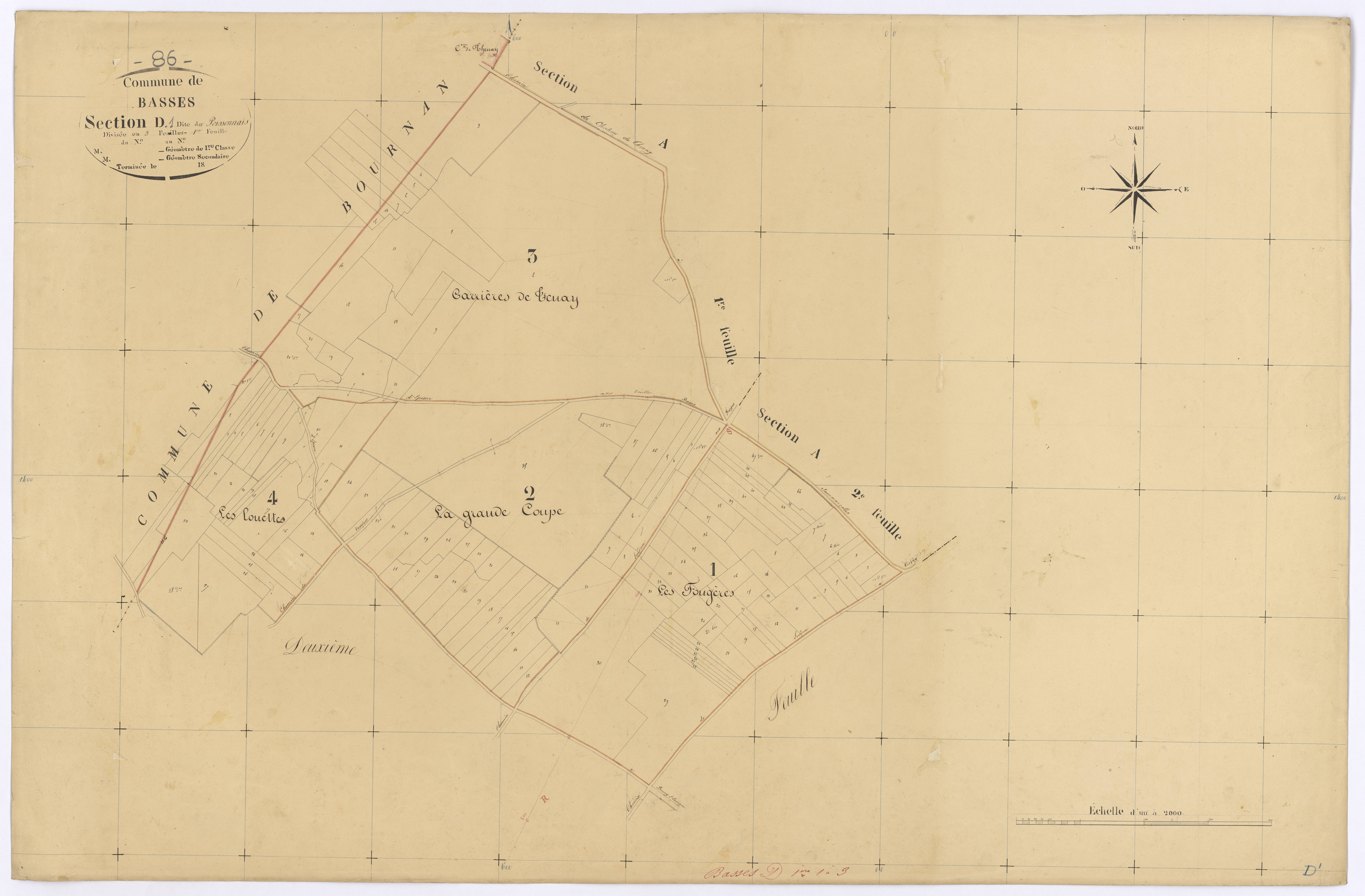 Basses - FRAD086_cadastre Plans 
