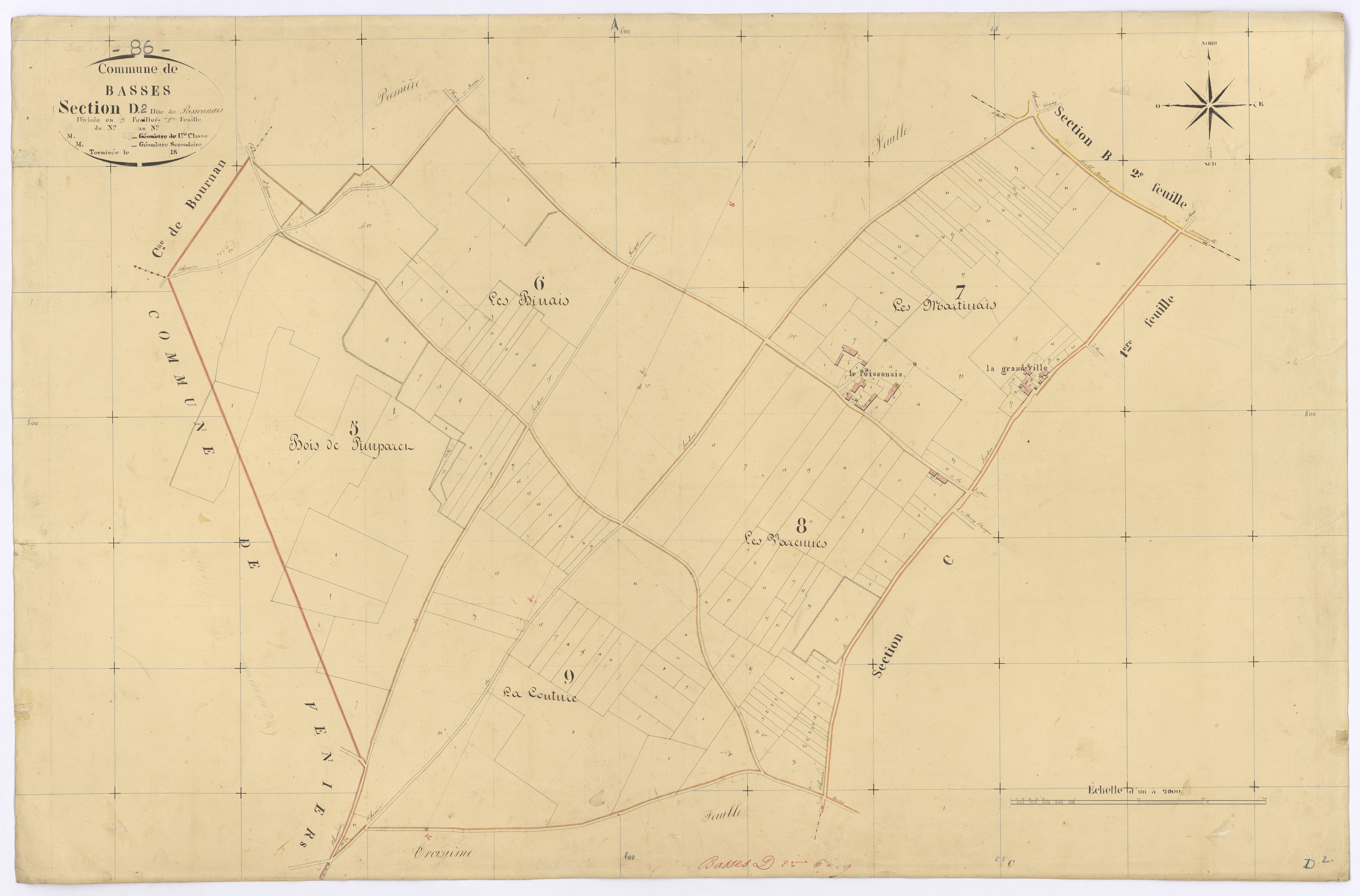 Basses - FRAD086_cadastre Plans 