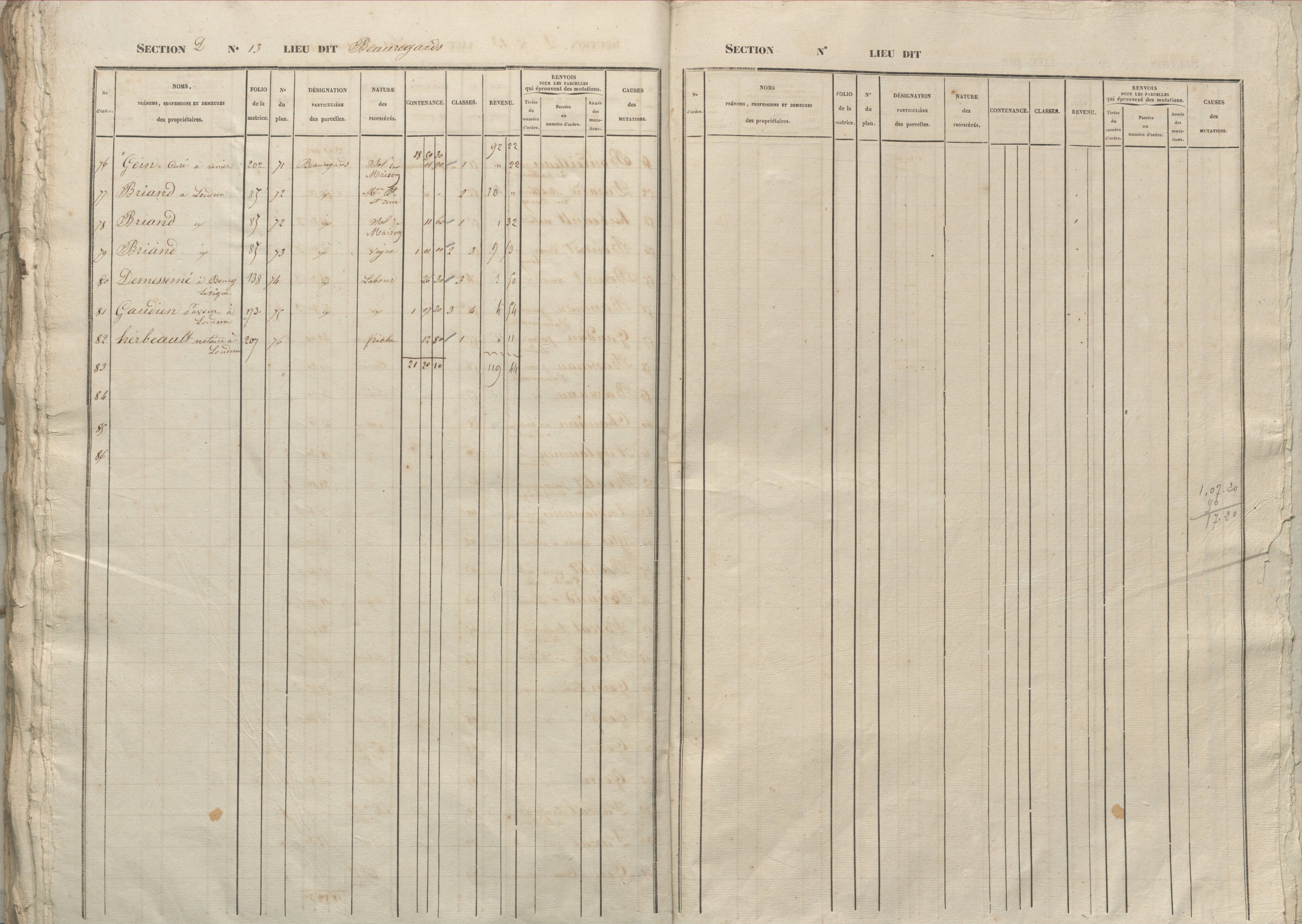 Basses - FRAD086_cadastre Sections A-D 
