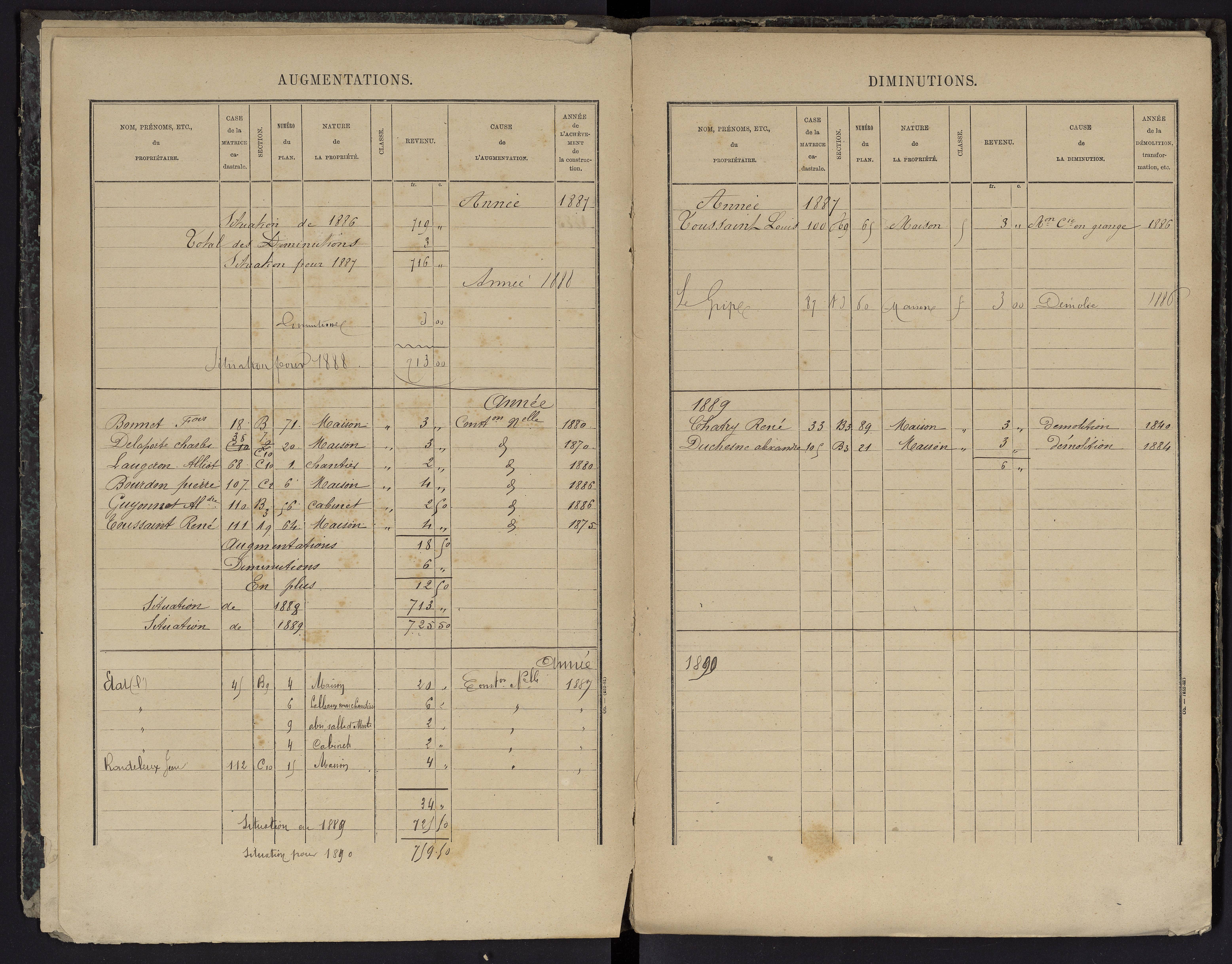 Basses - FRAD086_cadastre Cases 1-134 