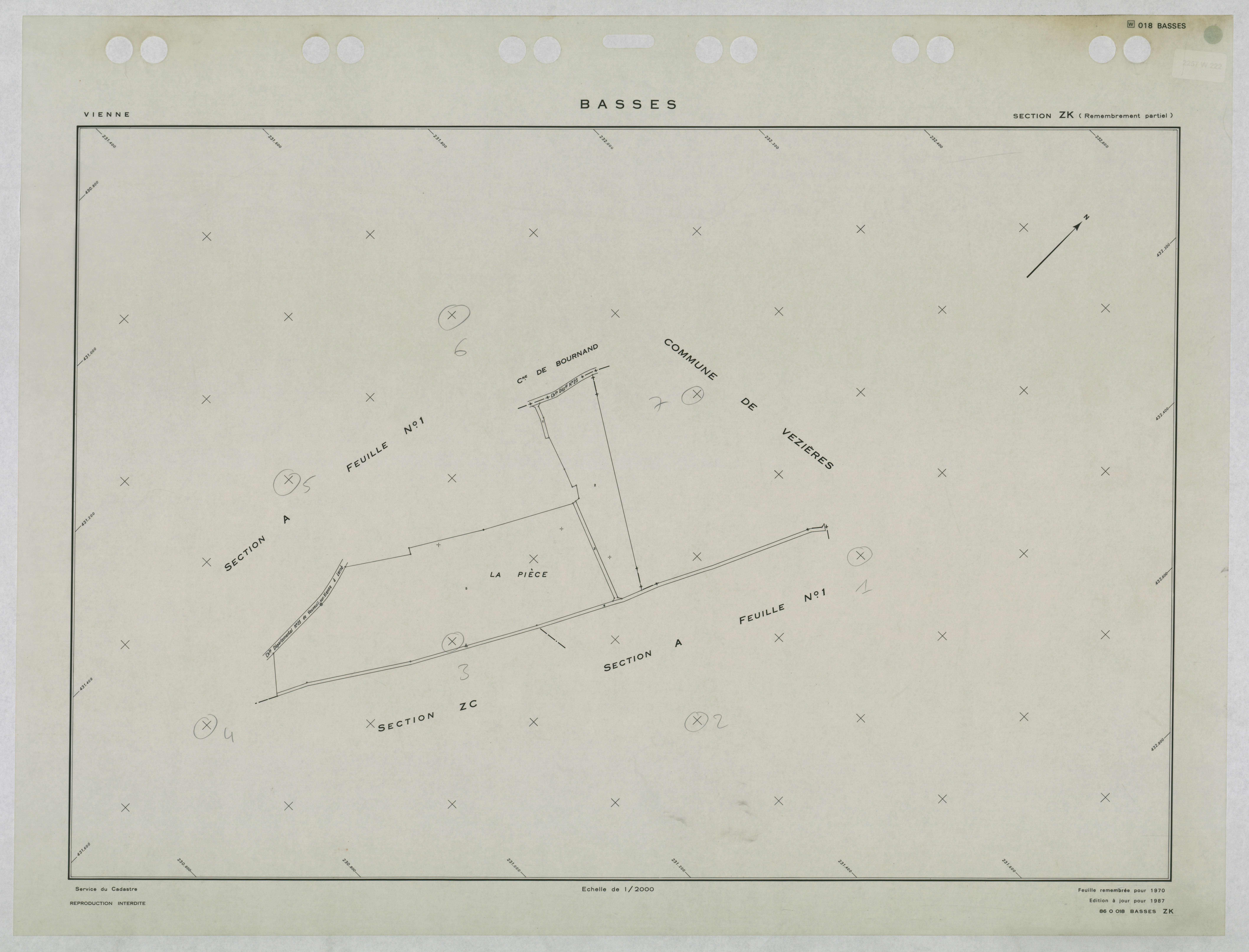 Basses - FRAD086_cadastre Plans remembrés 
