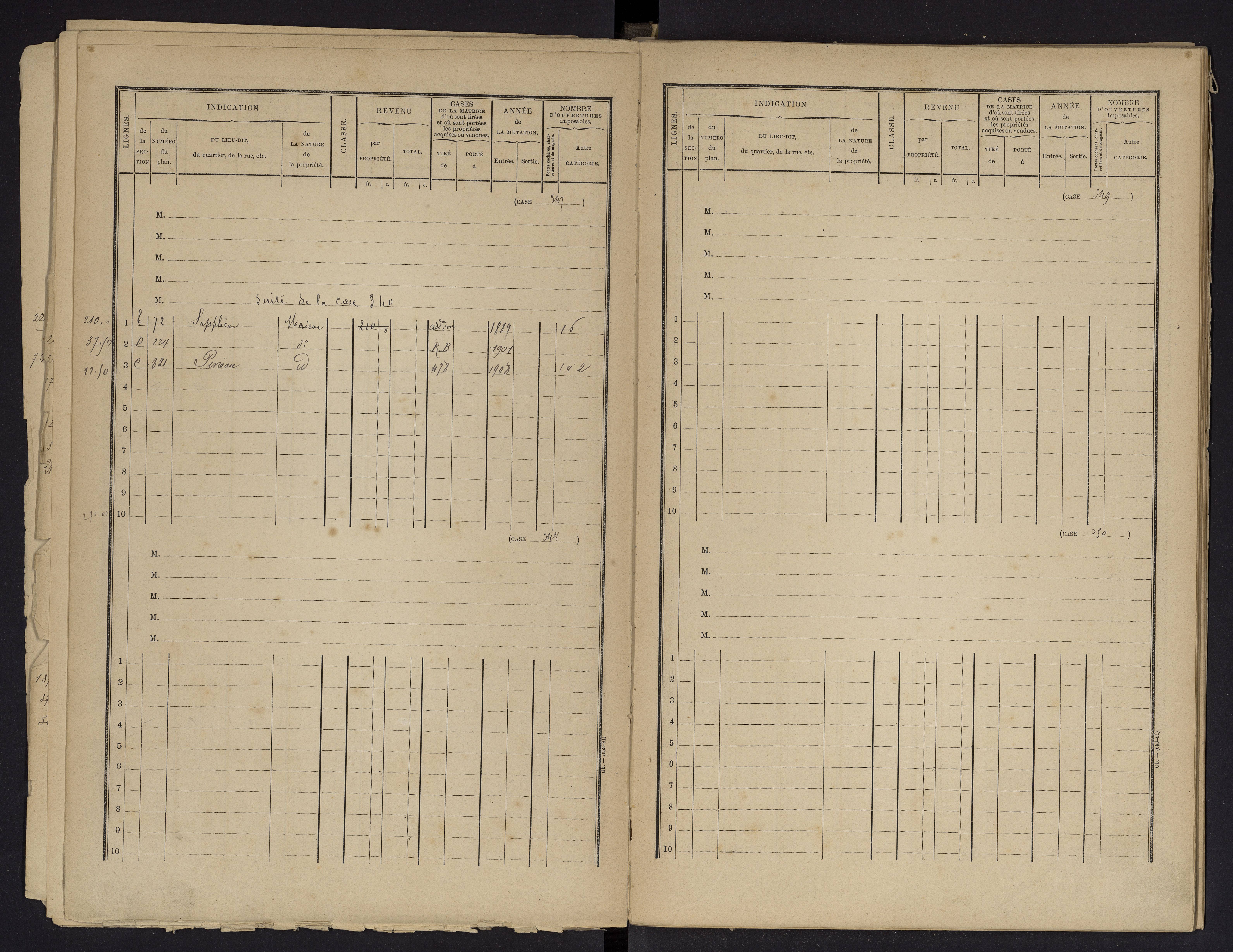 Beaumont - FRAD086_cadastre Cases 1-488 