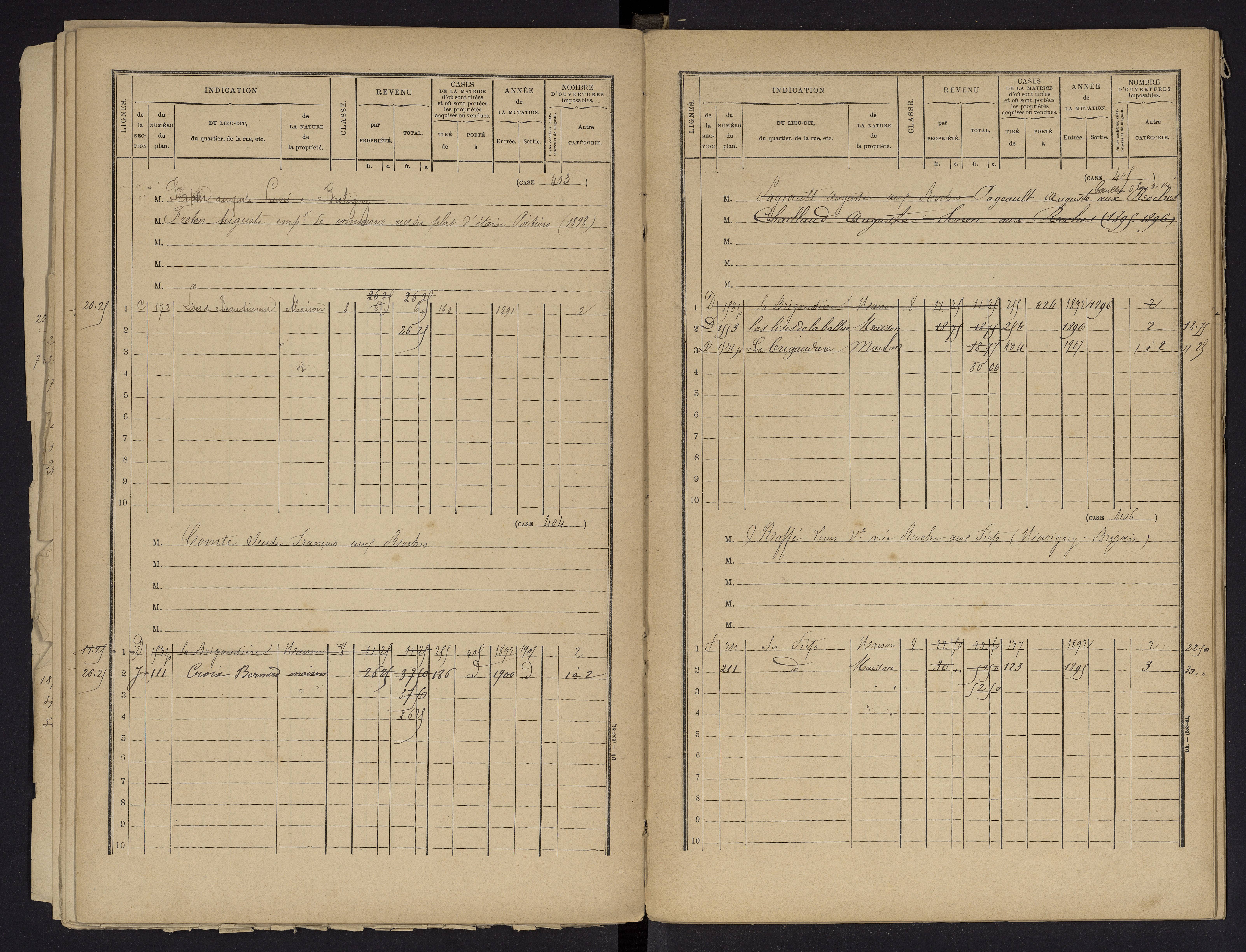 Beaumont - FRAD086_cadastre Cases 1-488 