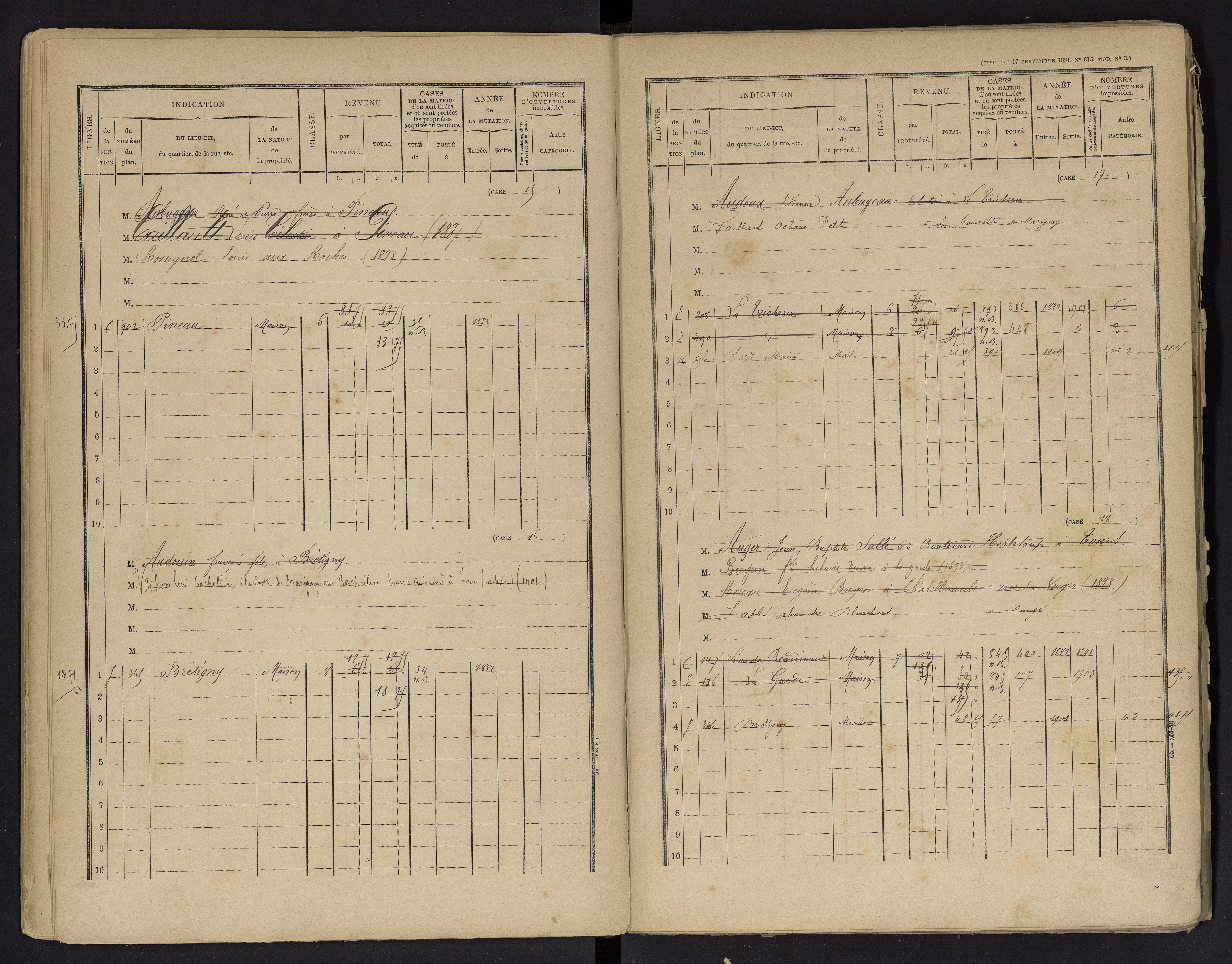 Beaumont - FRAD086_cadastre Cases 1-488 